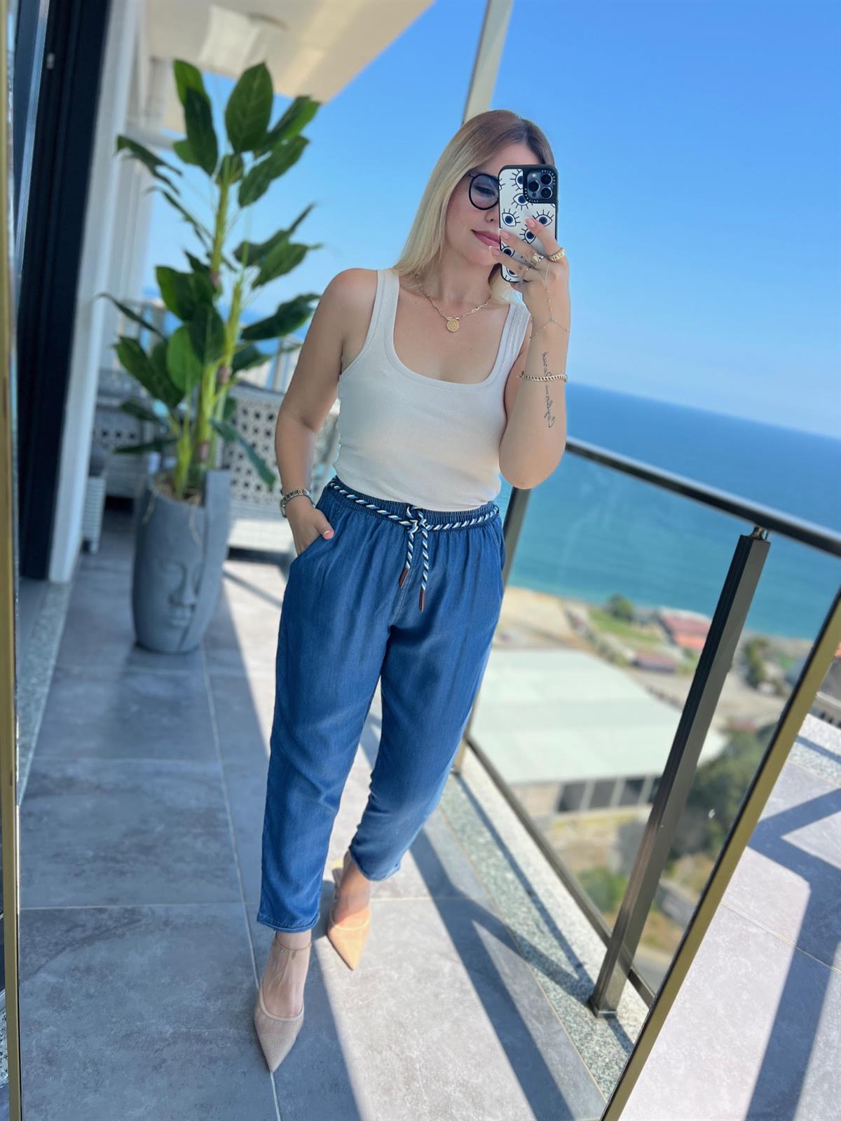 5285  Tensel Pantalon MAVİ