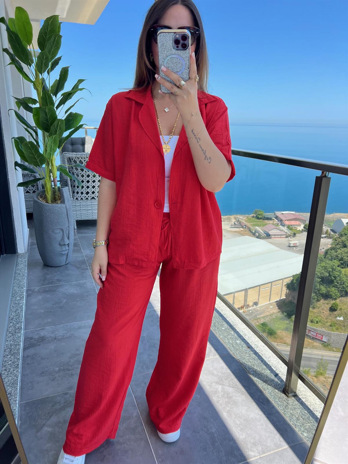 6007 Çilek Takım KIRMIZI