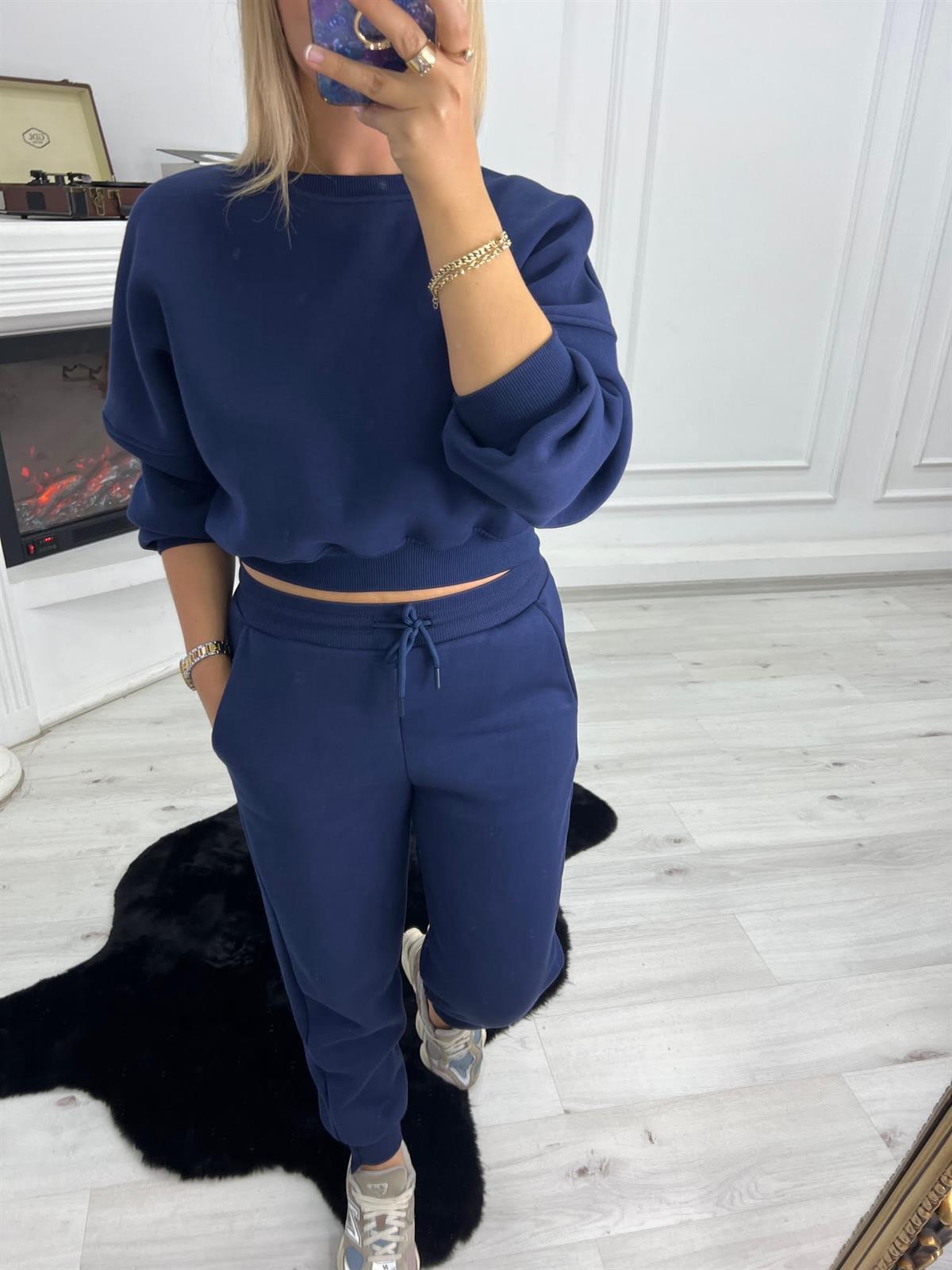 7014 U Paça 3 İplik Pantolon LACİVERT