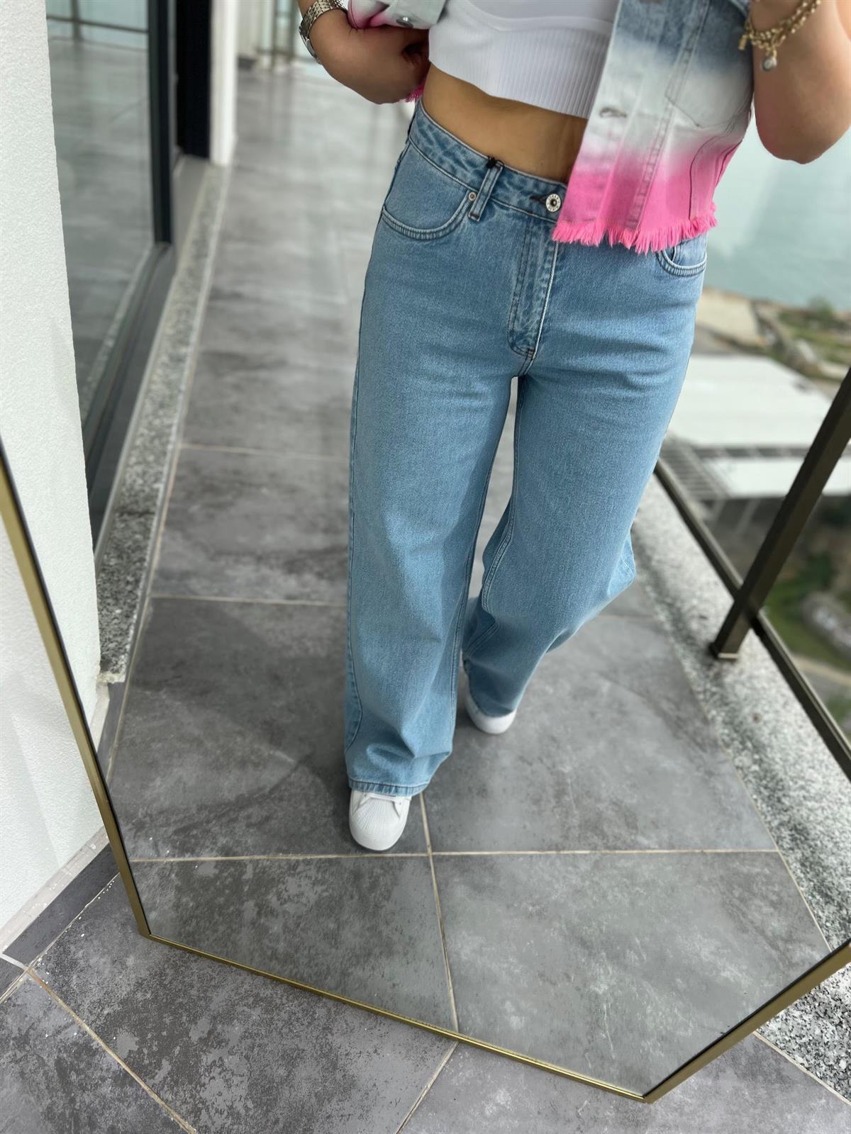 707 Full Lenght Jean BUZ MAVİSİ