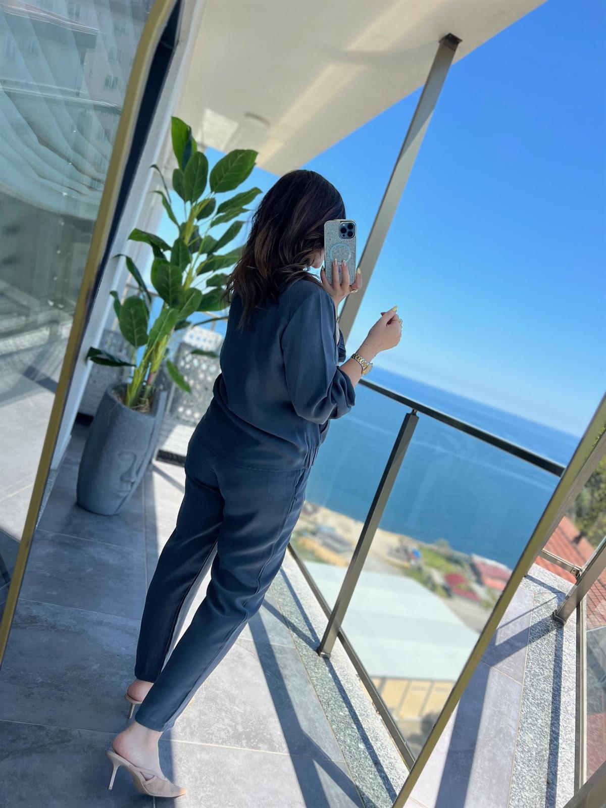7132 Tencel Takım GRİ