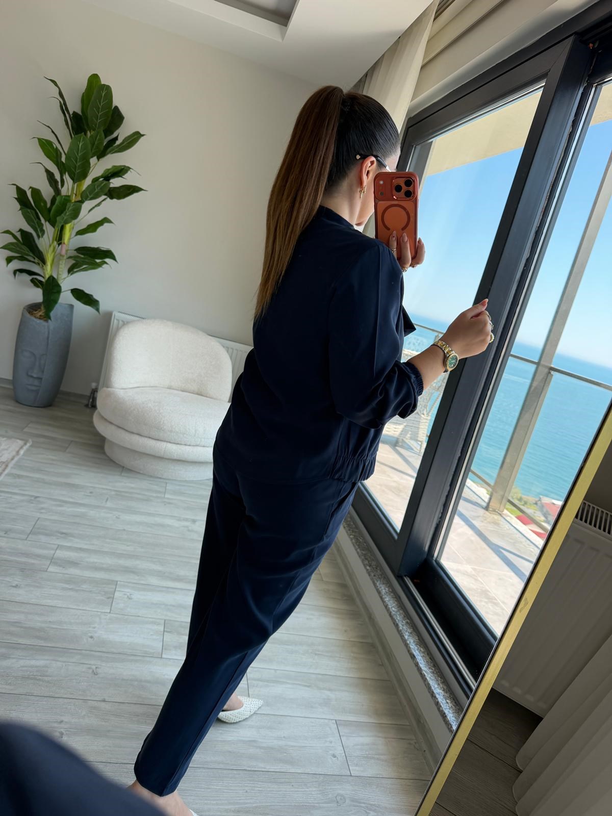 7132 Tencel Takım LACİVERT