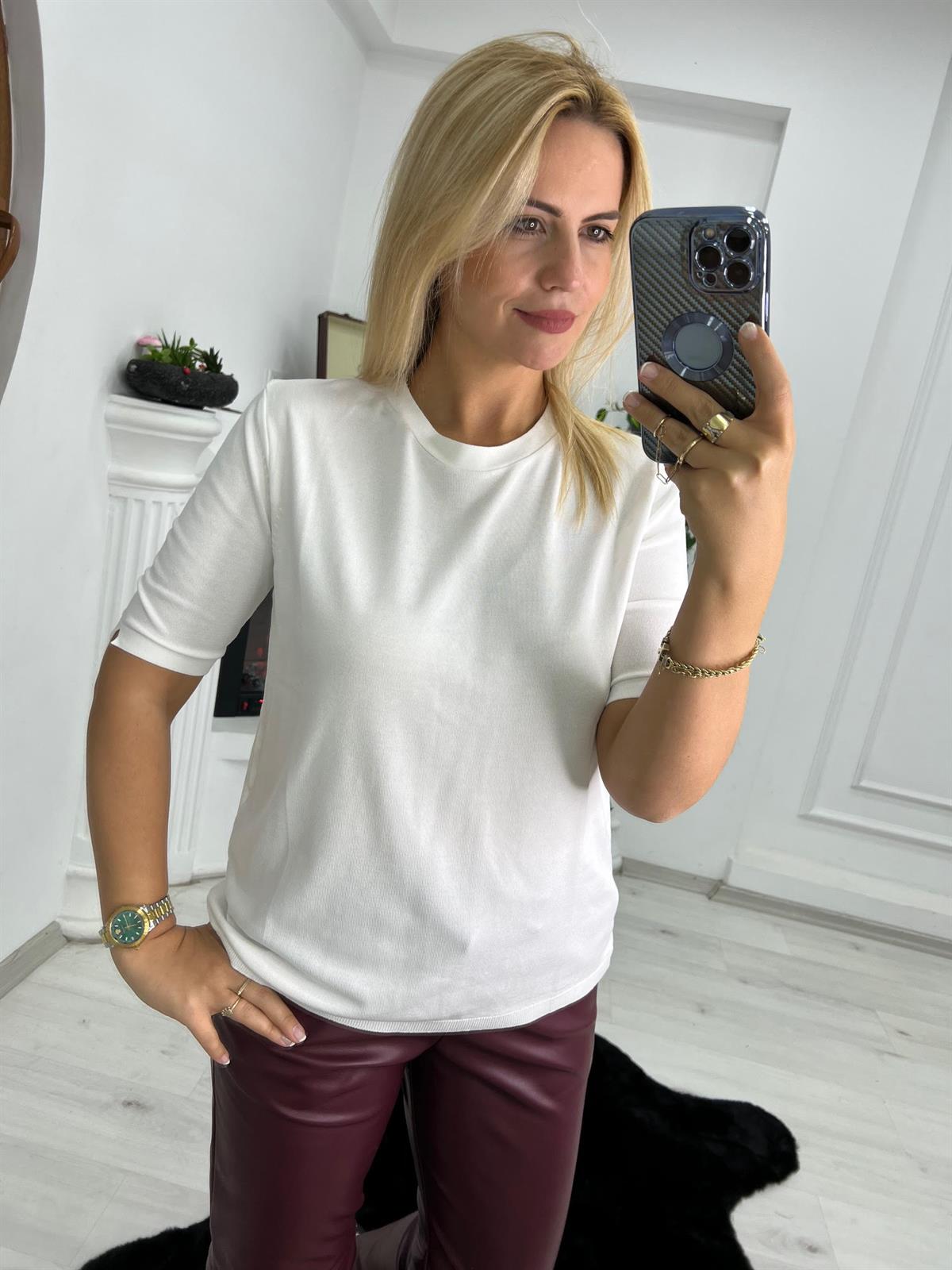 731 Balıkçı Yaka Triko BEYAZ