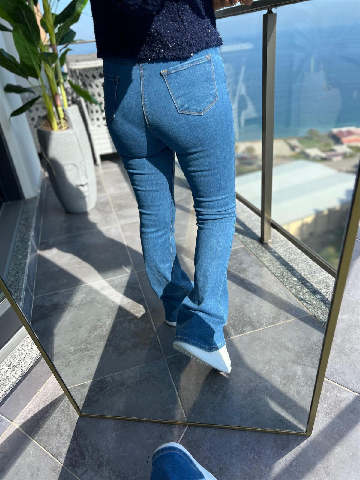 7710 İspanyol Pantalon MAVİ