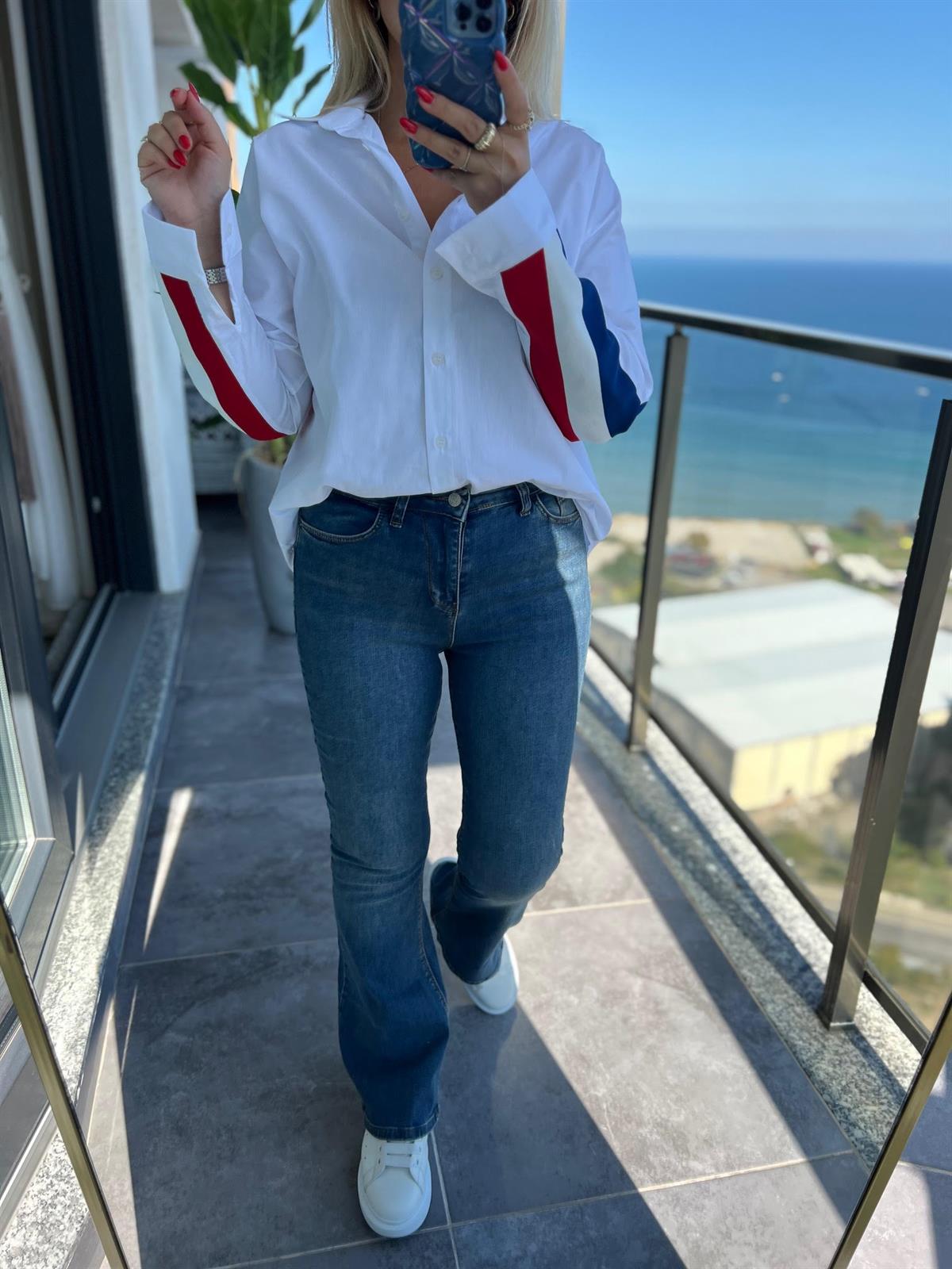 7741 İspanyol Pantalon MAVİ