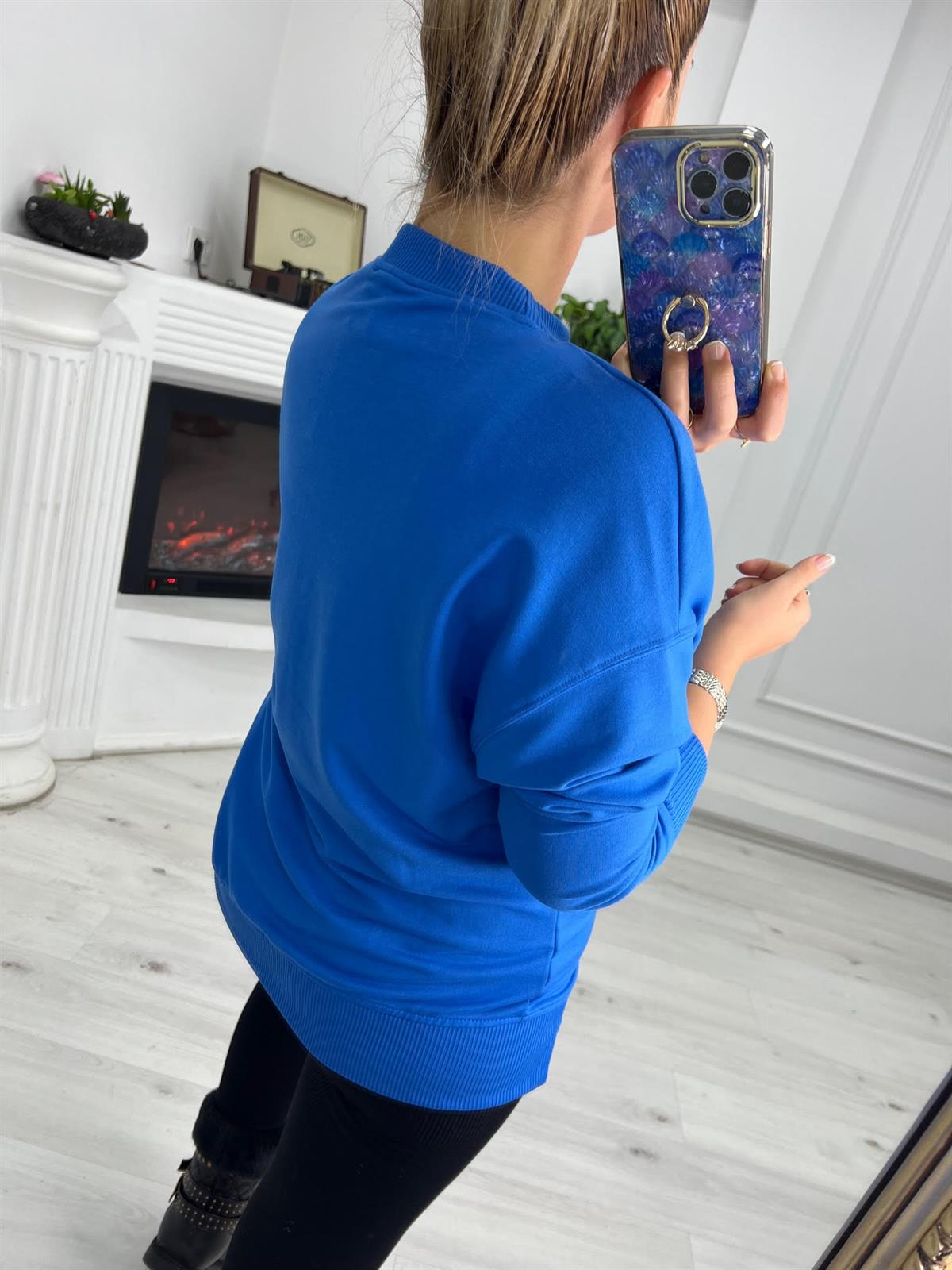 9002 Mari Düz Sweat SAKS