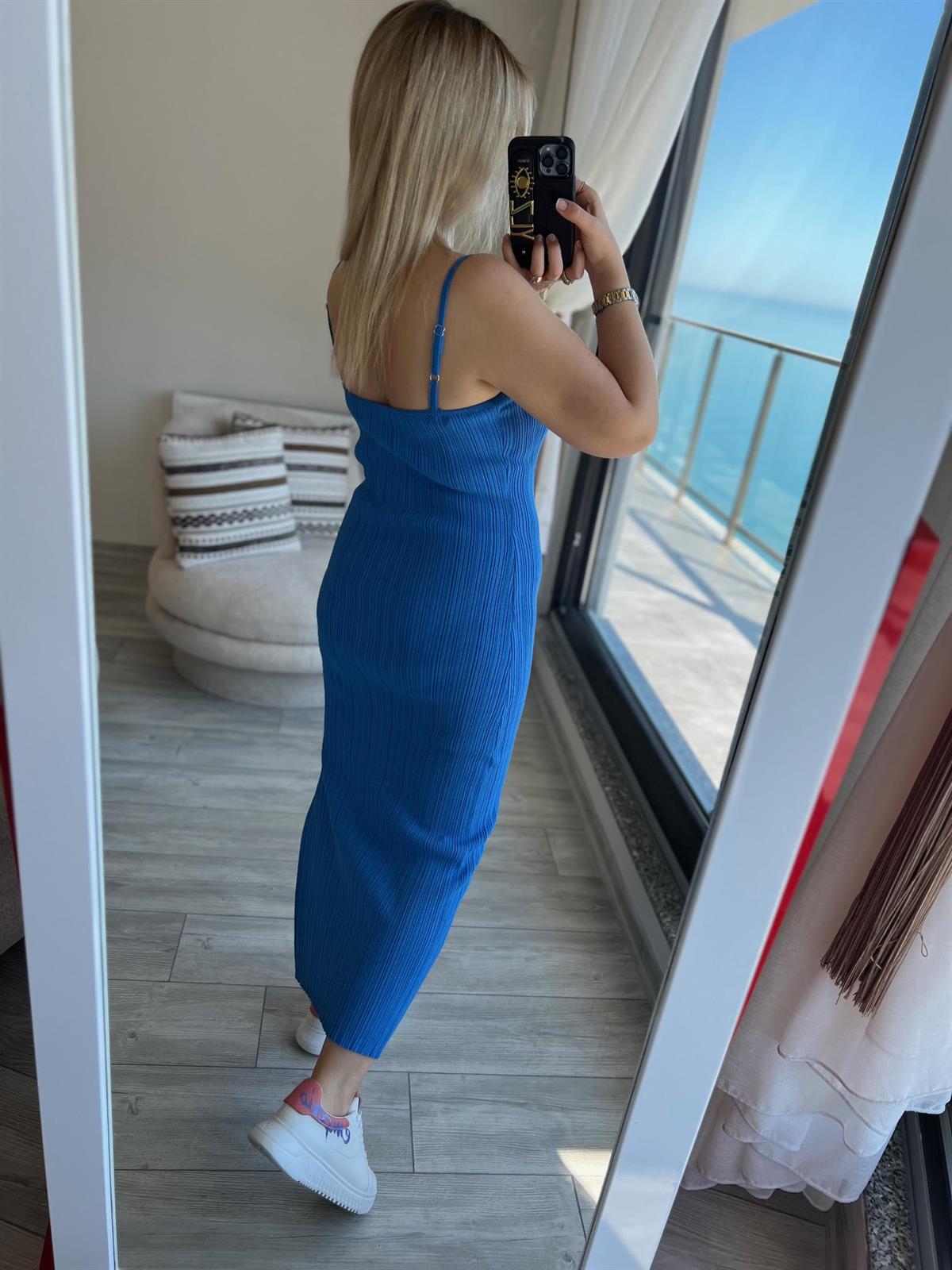 90139 Askılı Elbise SAKS