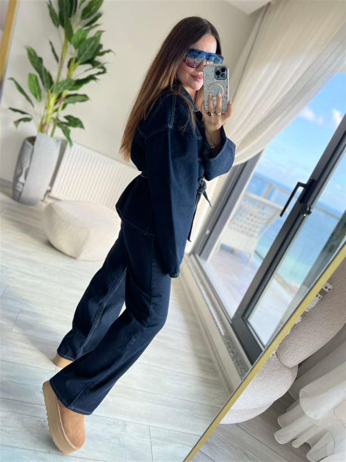9296 Kuşaklı Takım LACİVERT