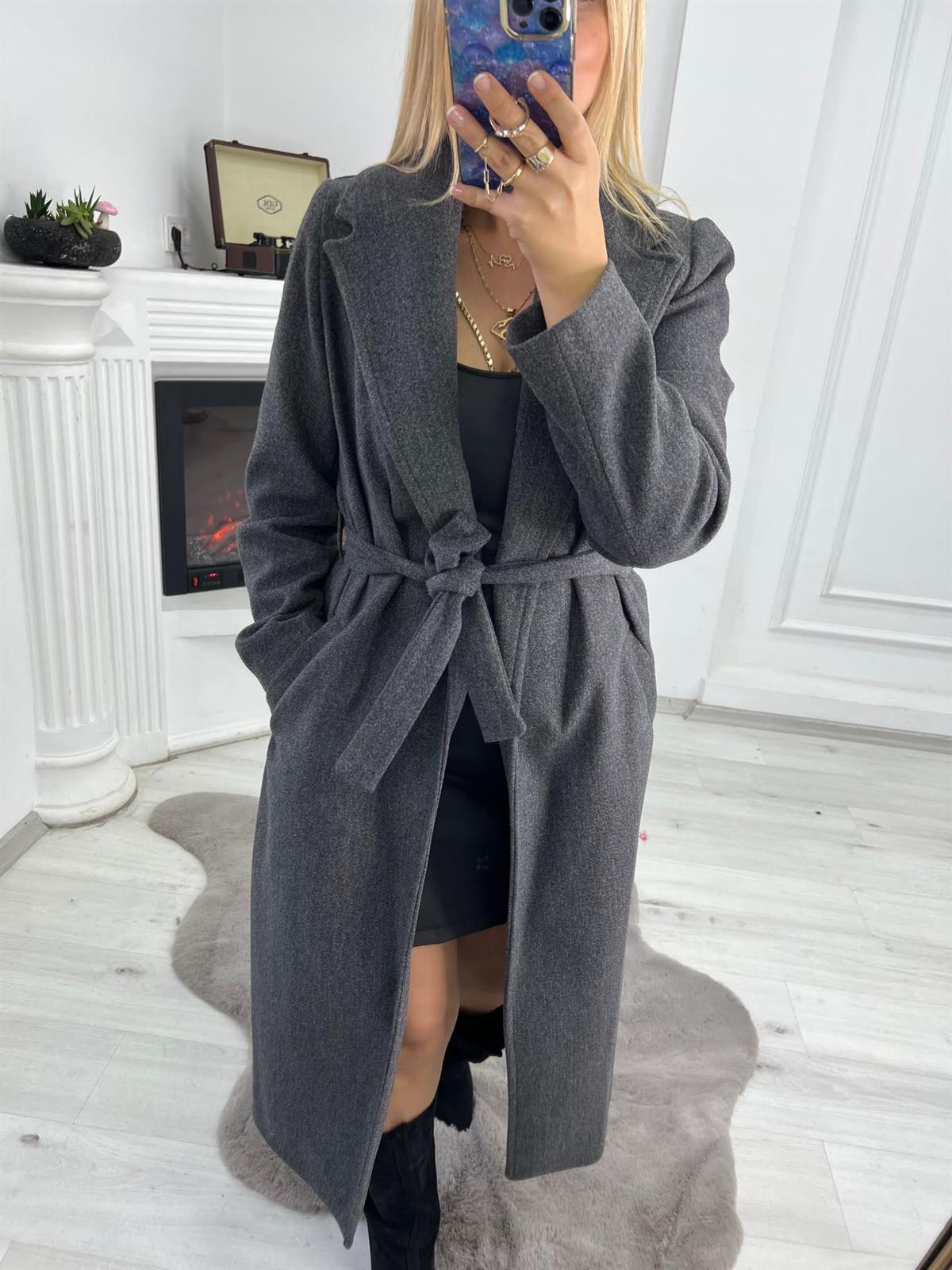 9350 Kaşe Kaban ANTRESİT