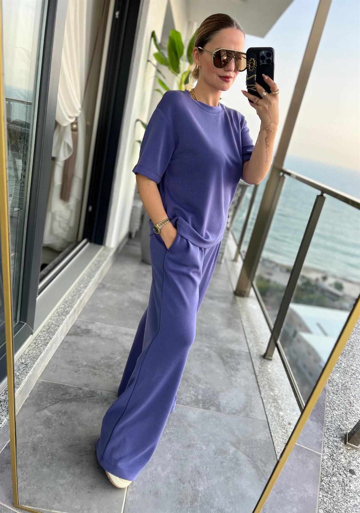 98649 Tshirt Pantolon Takım MOR