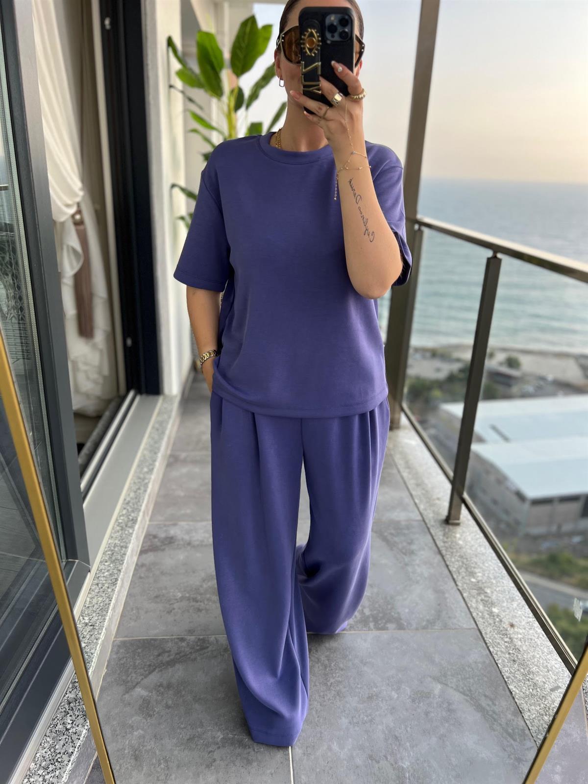 98649 Tshirt Pantolon Takım MOR