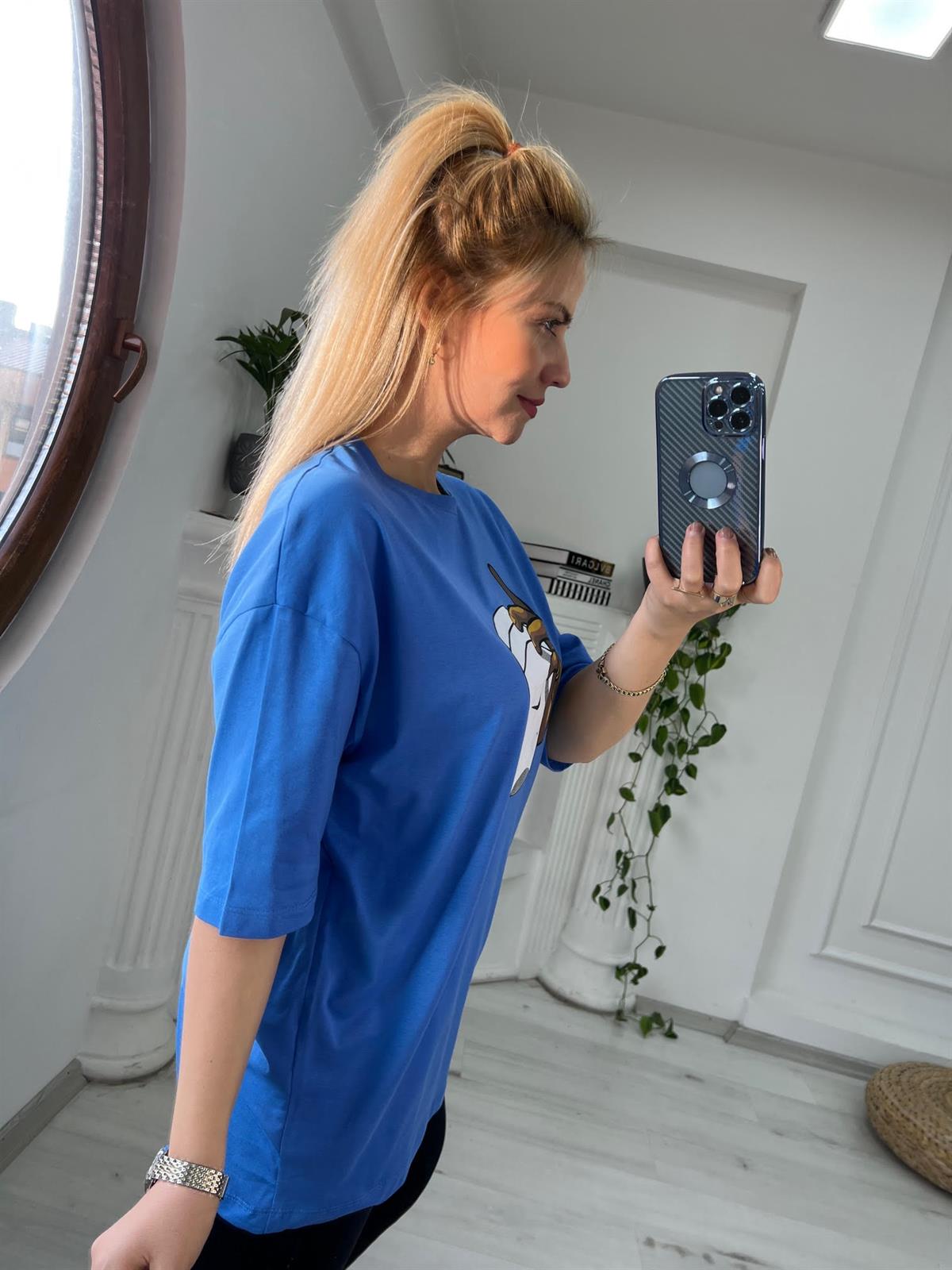 Bardak Baskılı Tshirt SAKS