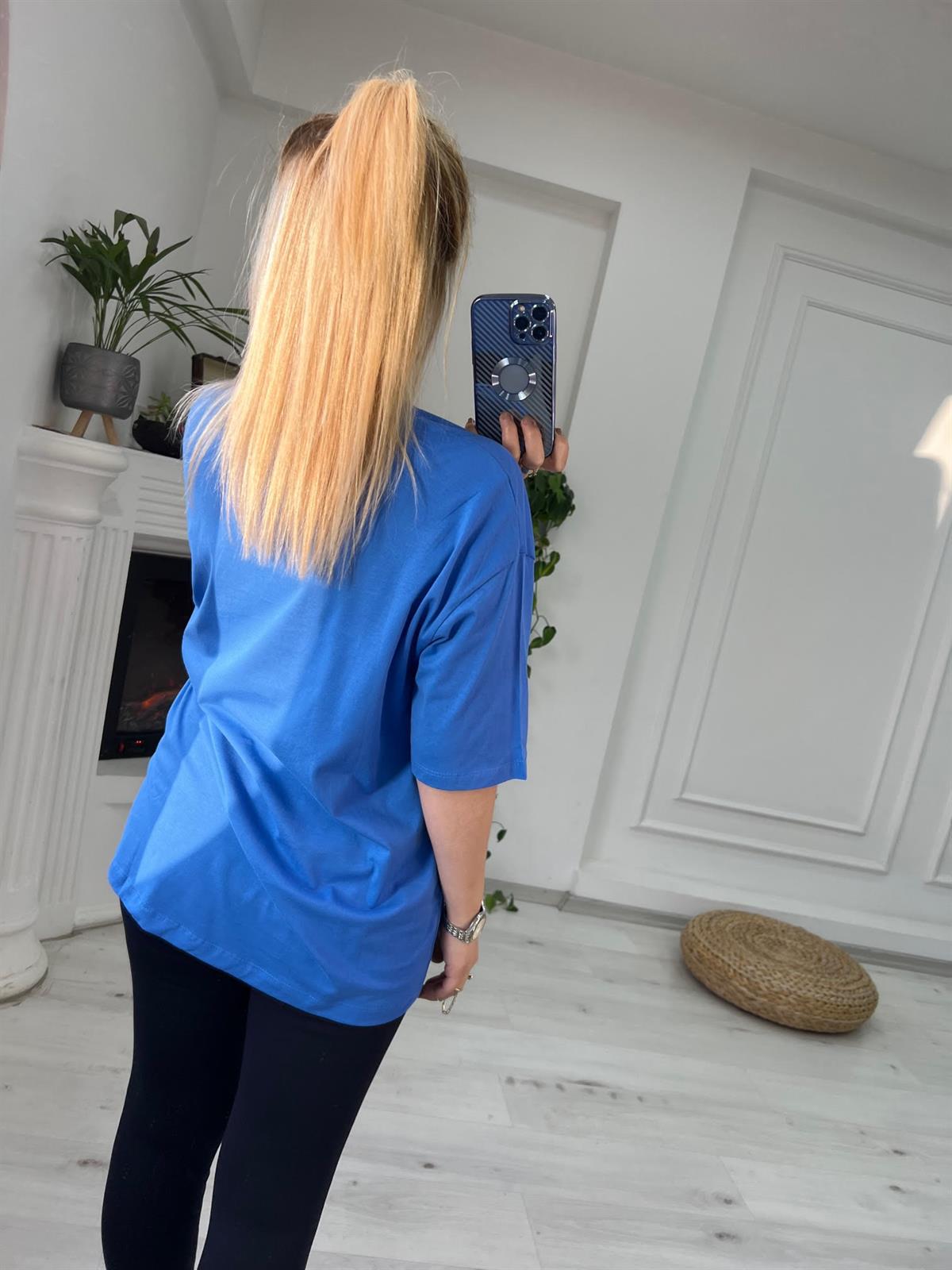 Bardak Baskılı Tshirt SAKS