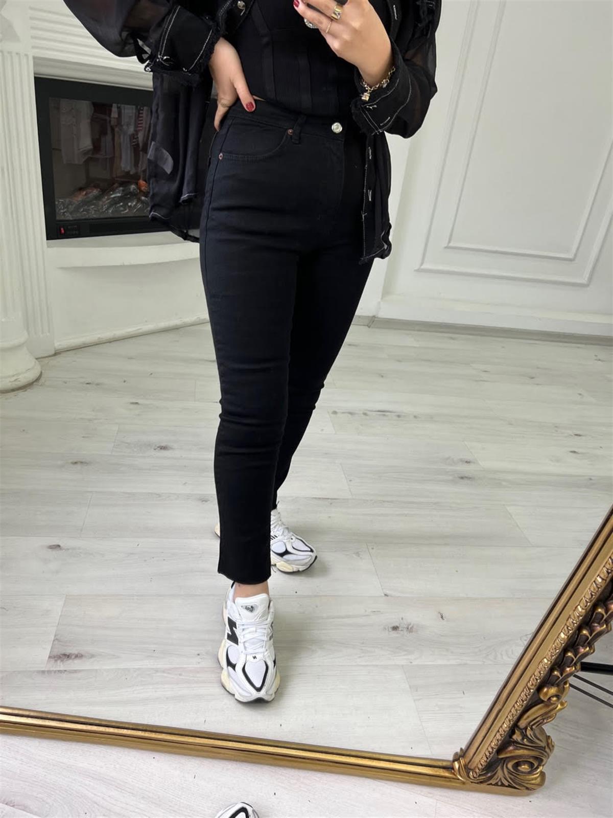 Boyfit Jean SİYAH