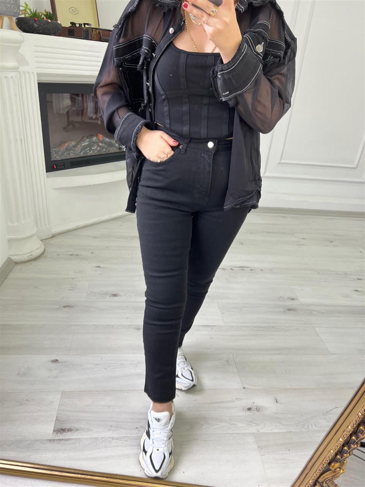 Boyfit Jean SİYAH