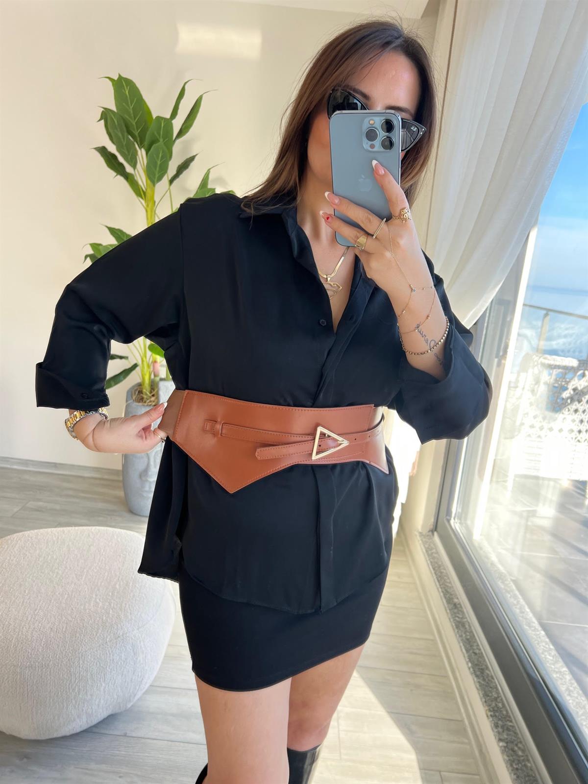 Kalın Taba Deri Kemenr TABA