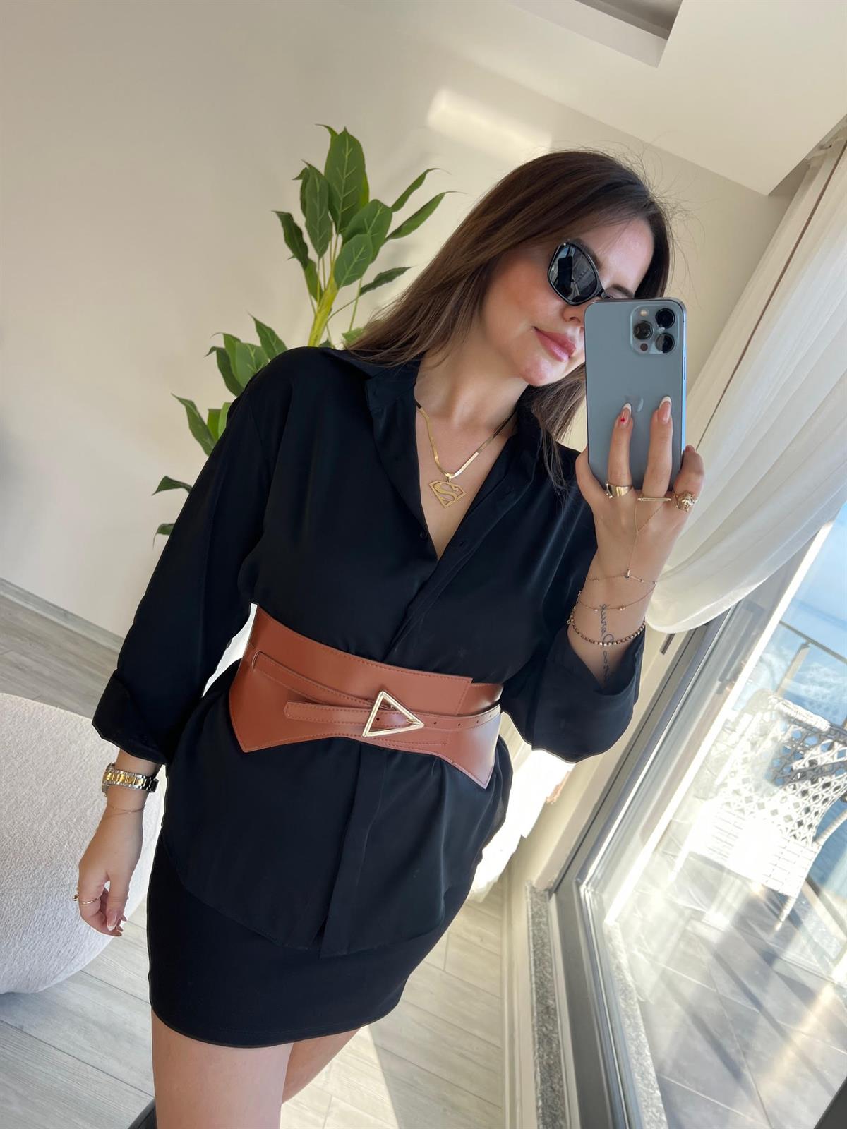 Kalın Taba Deri Kemenr TABA