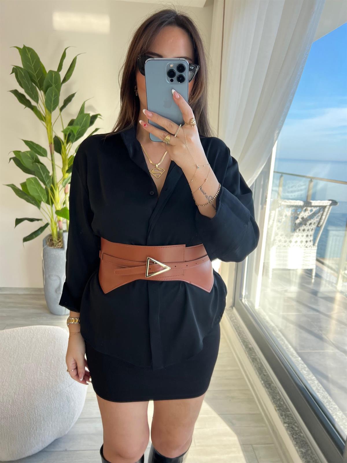 Kalın Taba Deri Kemenr TABA