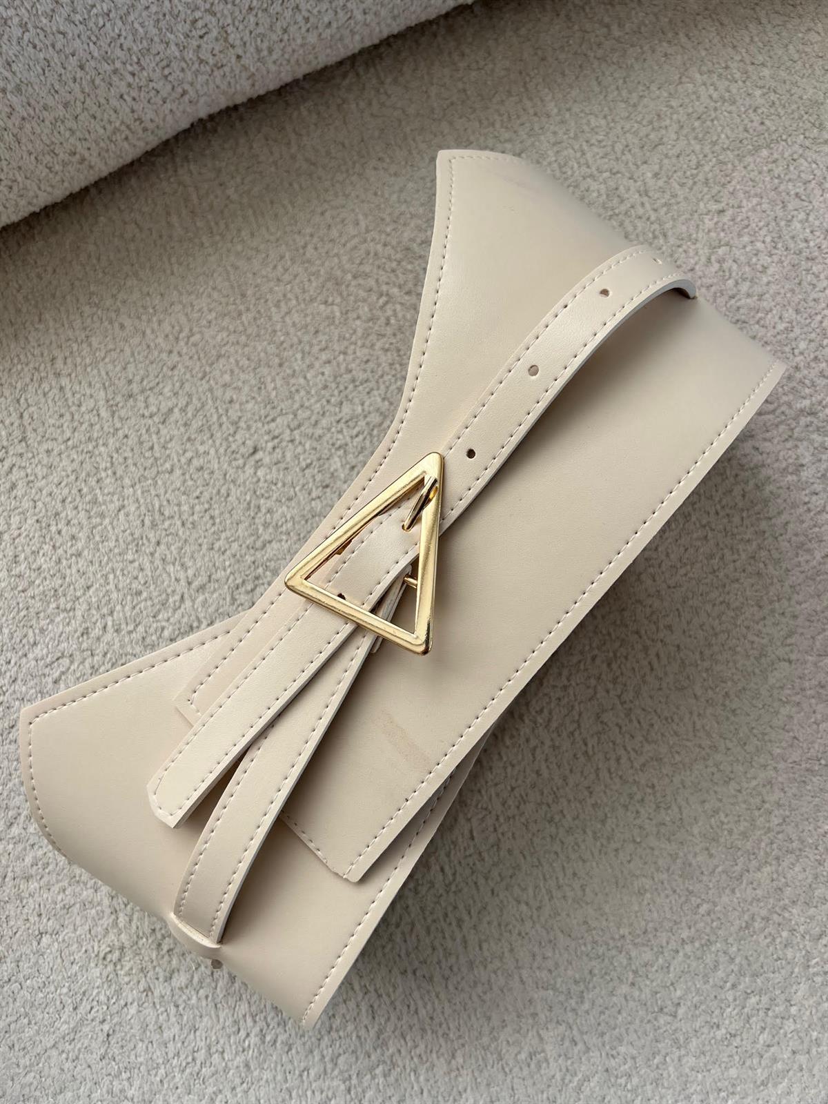 Kalın Vizon Deri Kemer VİZON