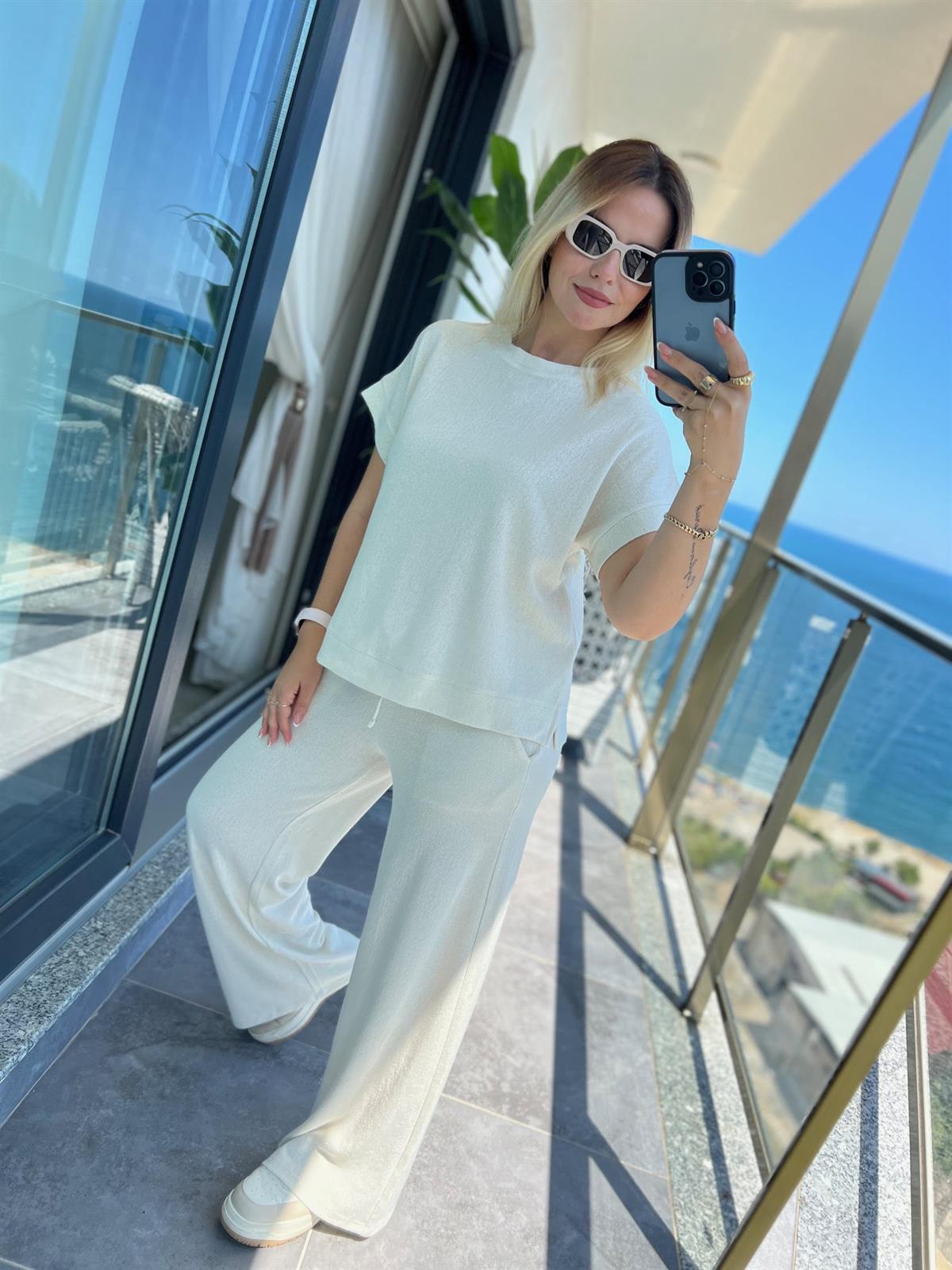 Karol Kısa Kol Takım EKRU
