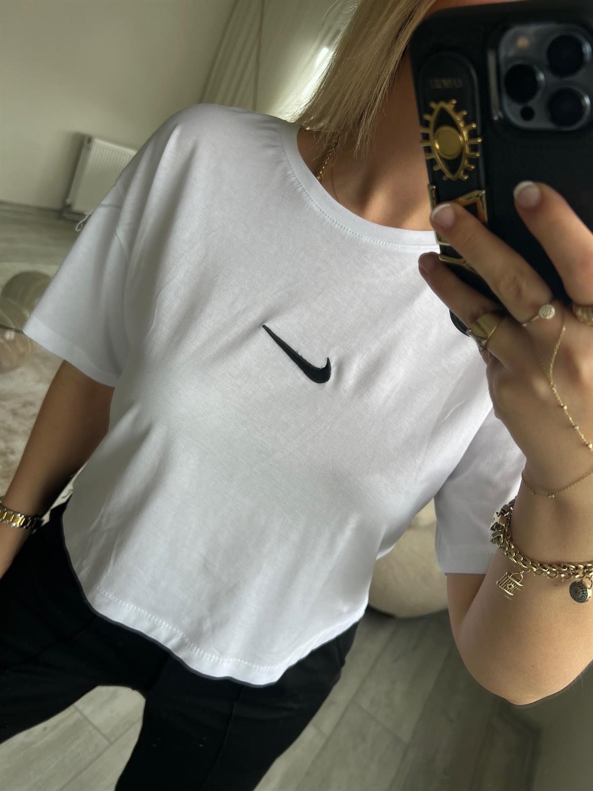 Kısa Tshirt BEYAZ