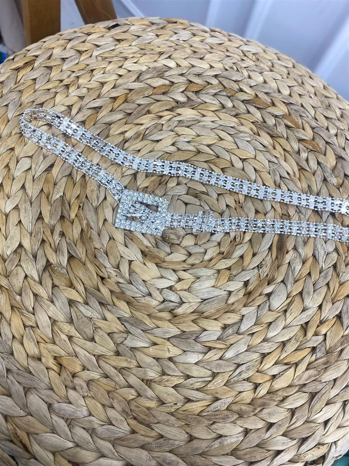 Taş İşlemeli Kemer GÜMÜŞ