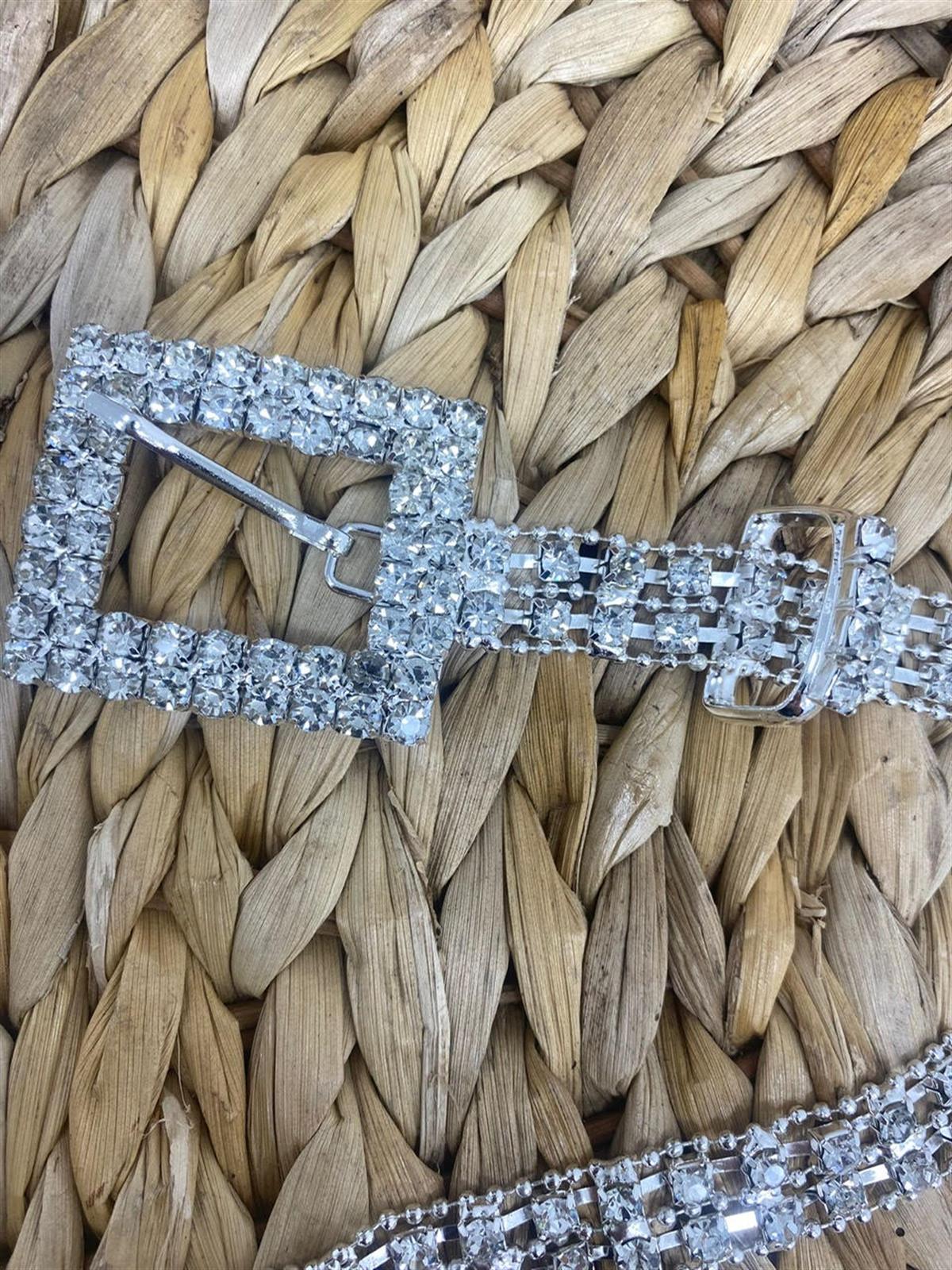 Taş İşlemeli Kemer GÜMÜŞ