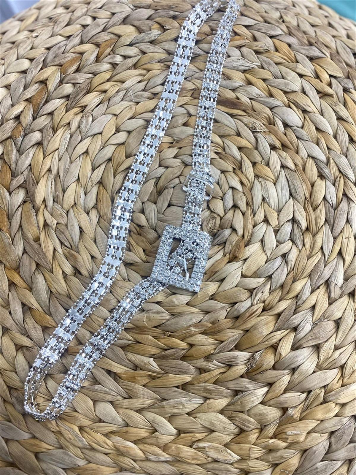 Taş İşlemeli Kemer GÜMÜŞ