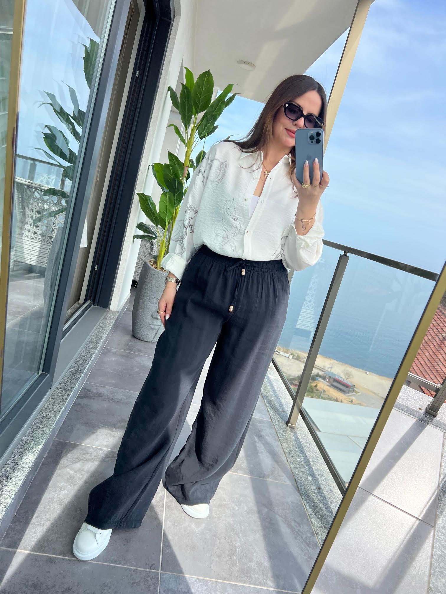 0253 Tensel Pantalon SİYAH