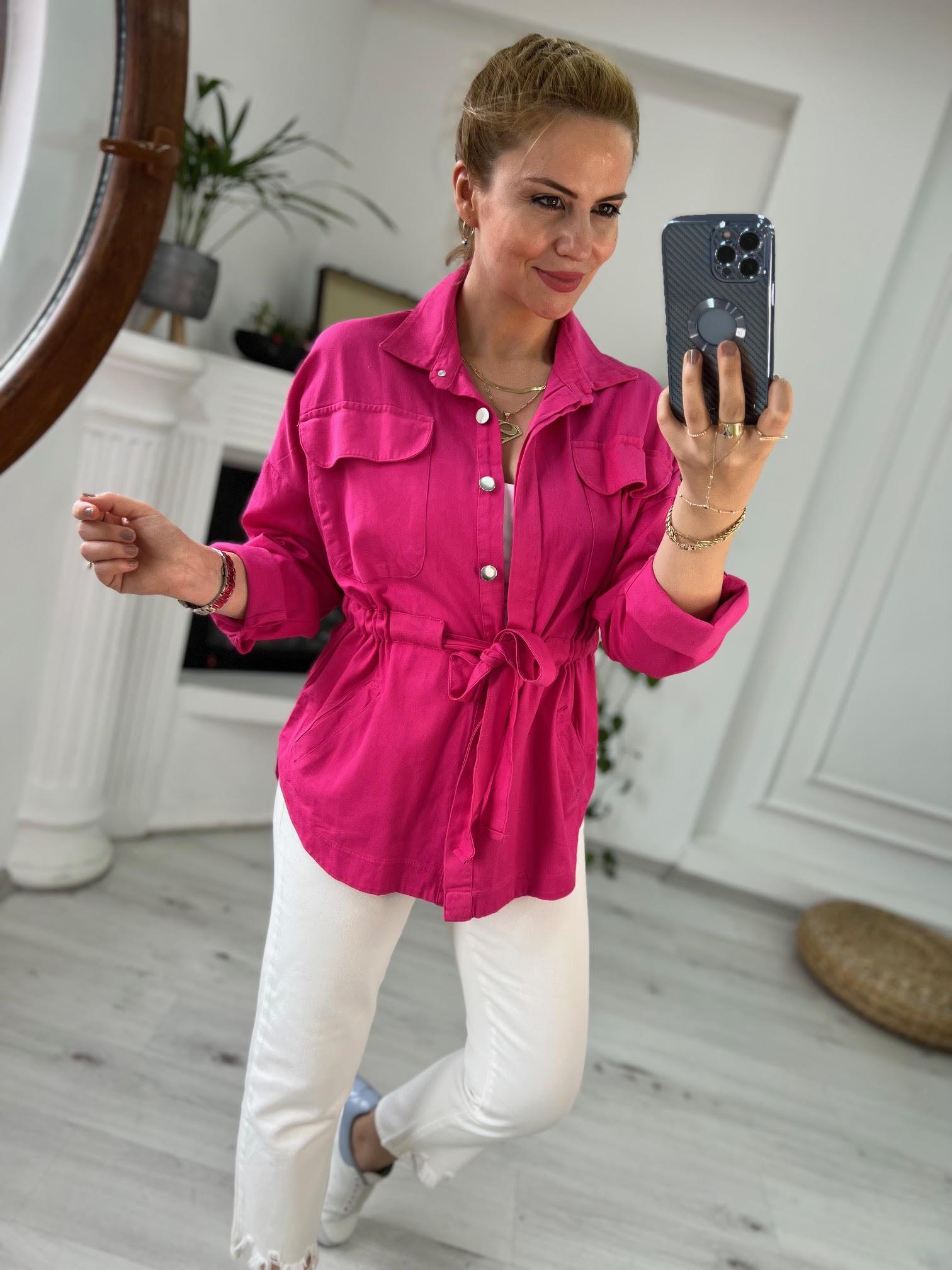 0259 Gabardin Ceket FUŞYA