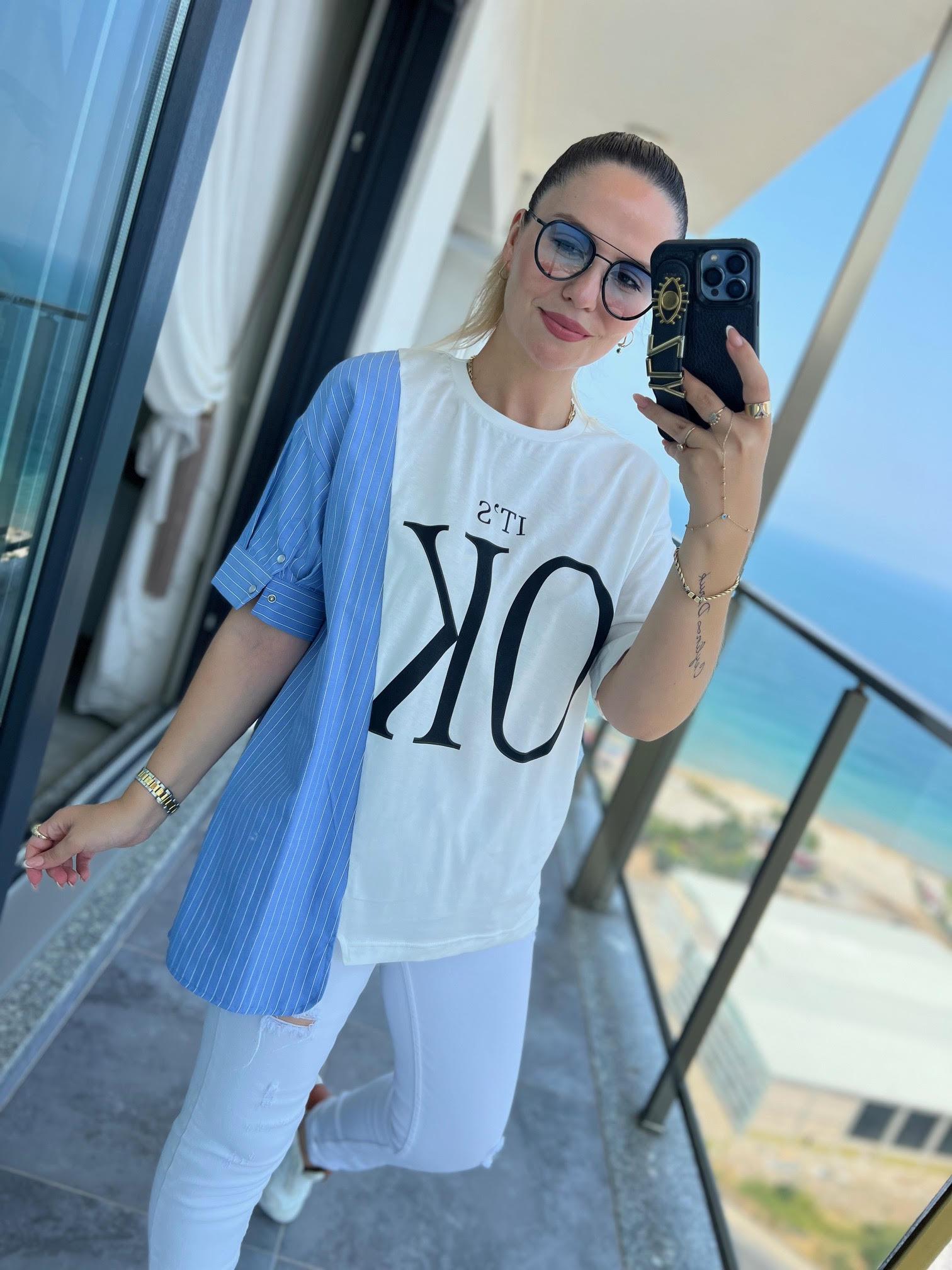 0297 Tasarım Tshirt BEYAZ