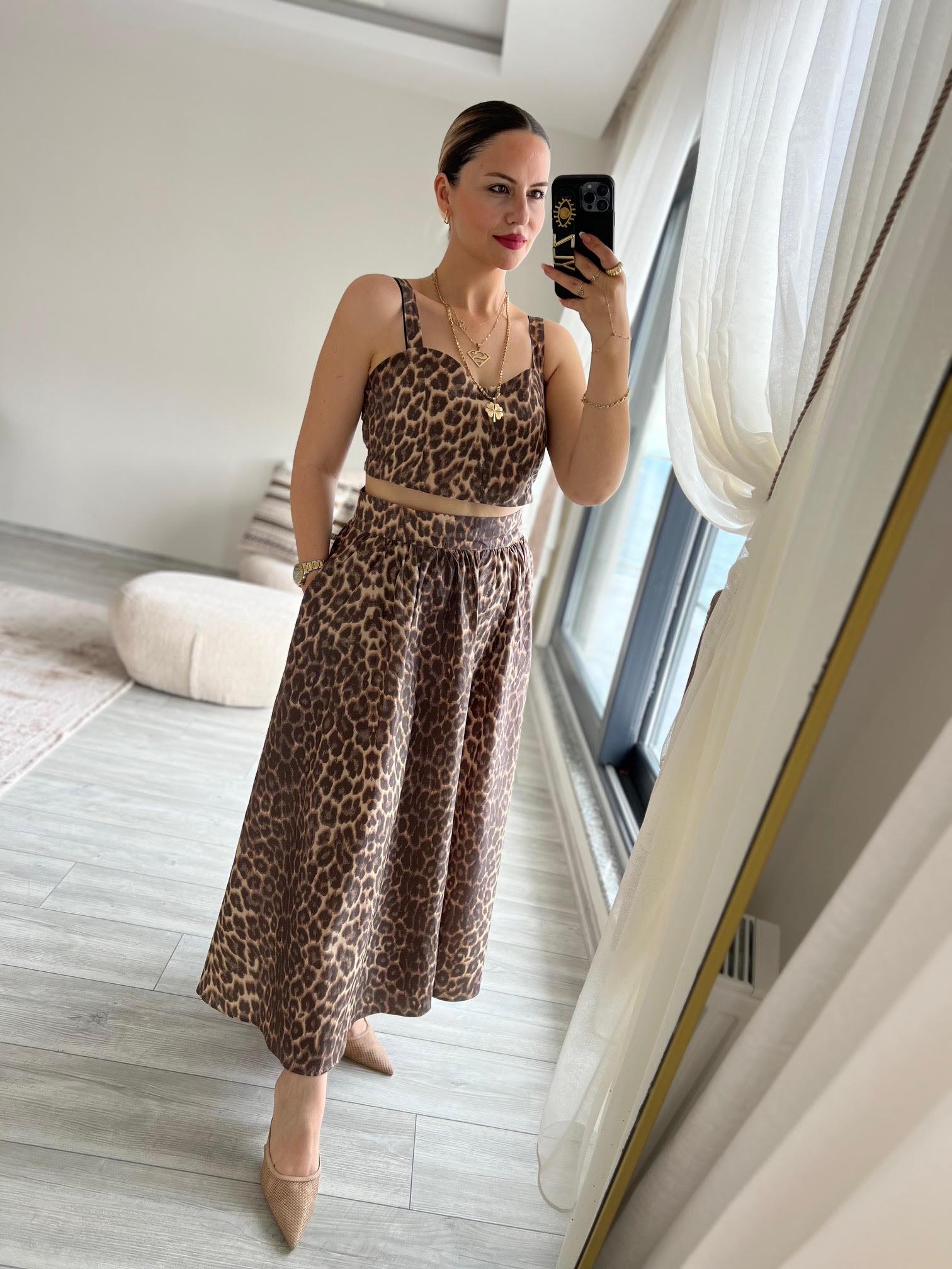 0524 Crop-Etek Takım LEOPAR