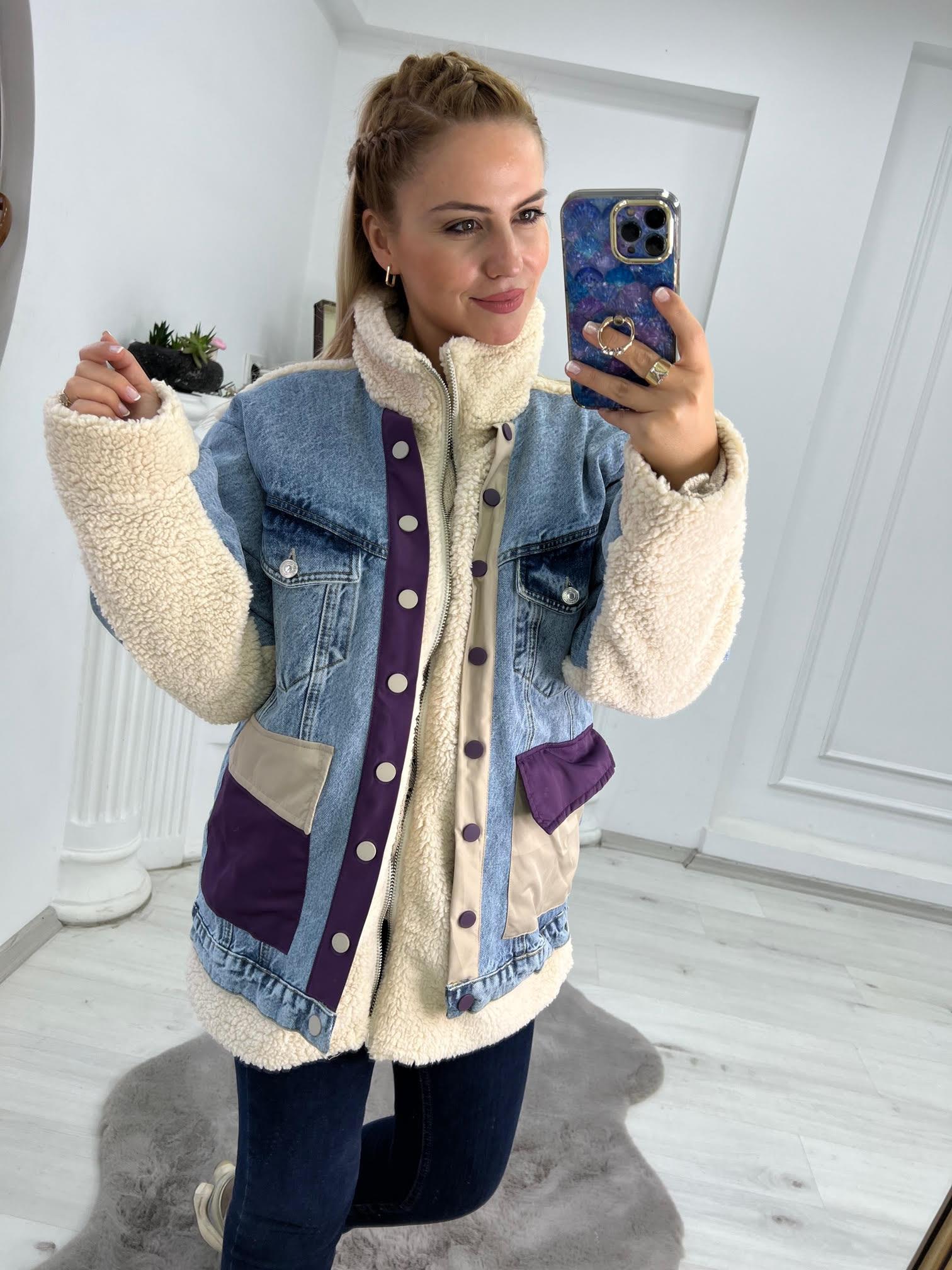 2580 Peluş Mont MOR