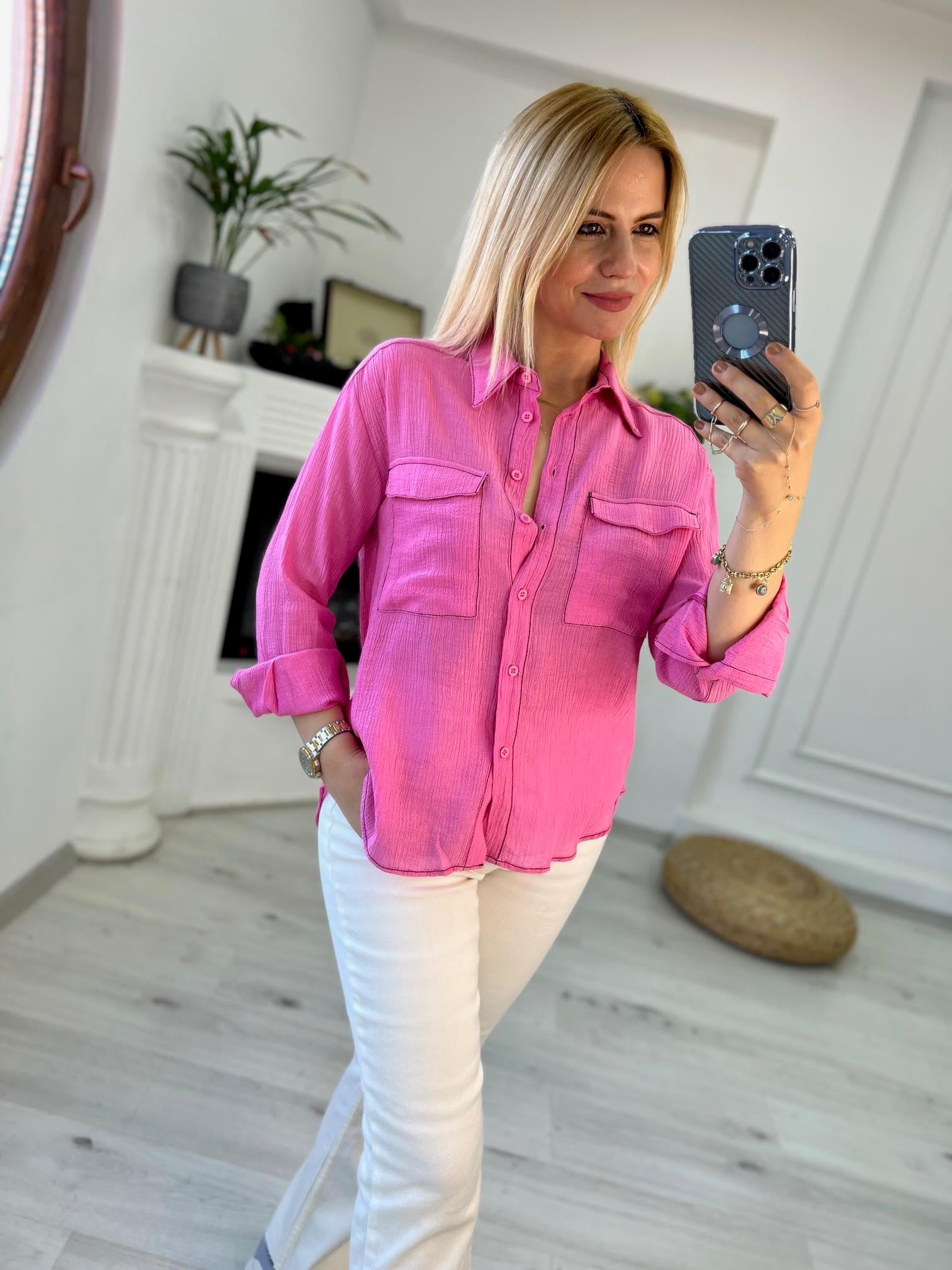 2729 Gömlek PEMBE