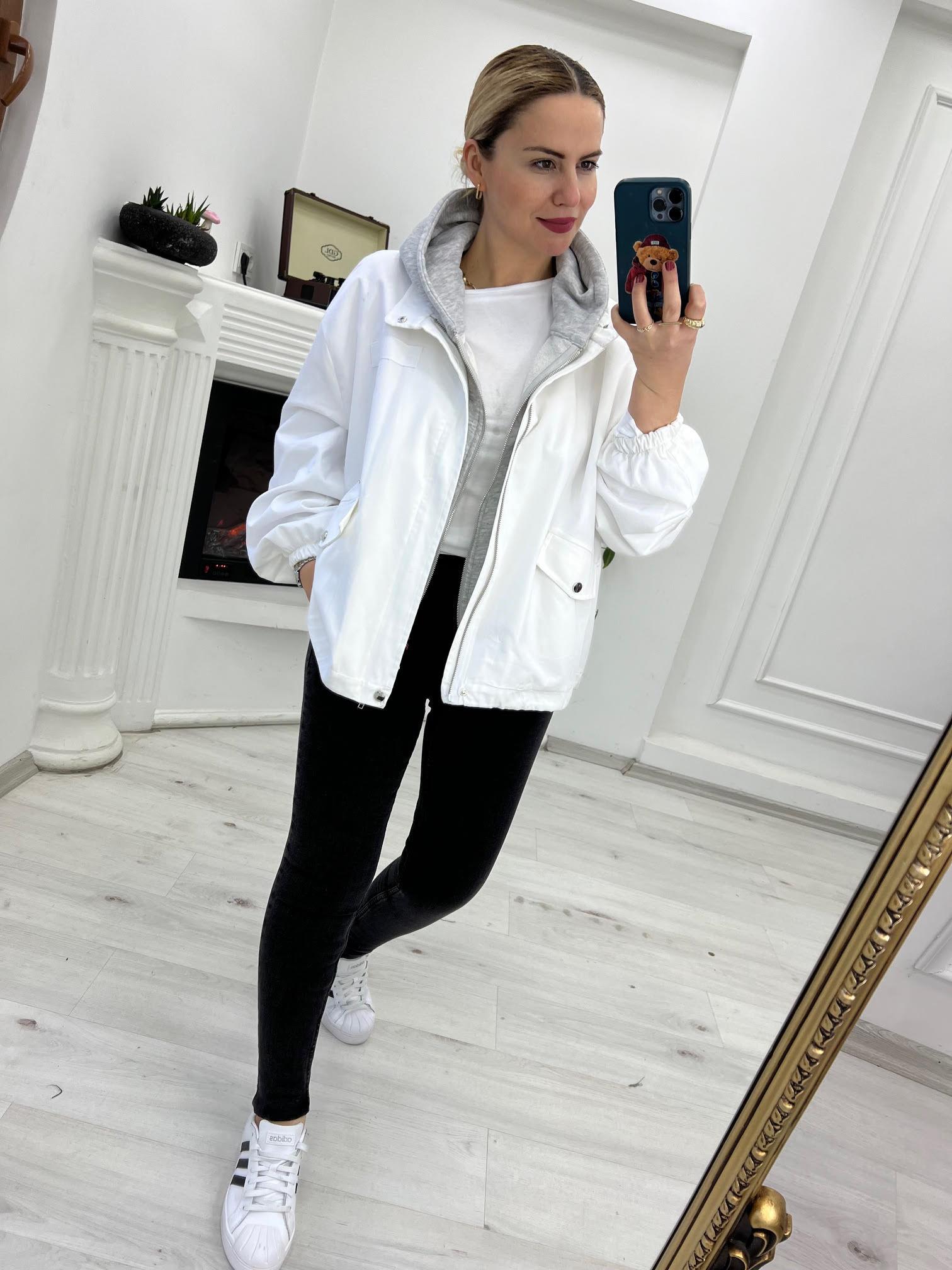 51359 Sweath Ceket BEYAZ