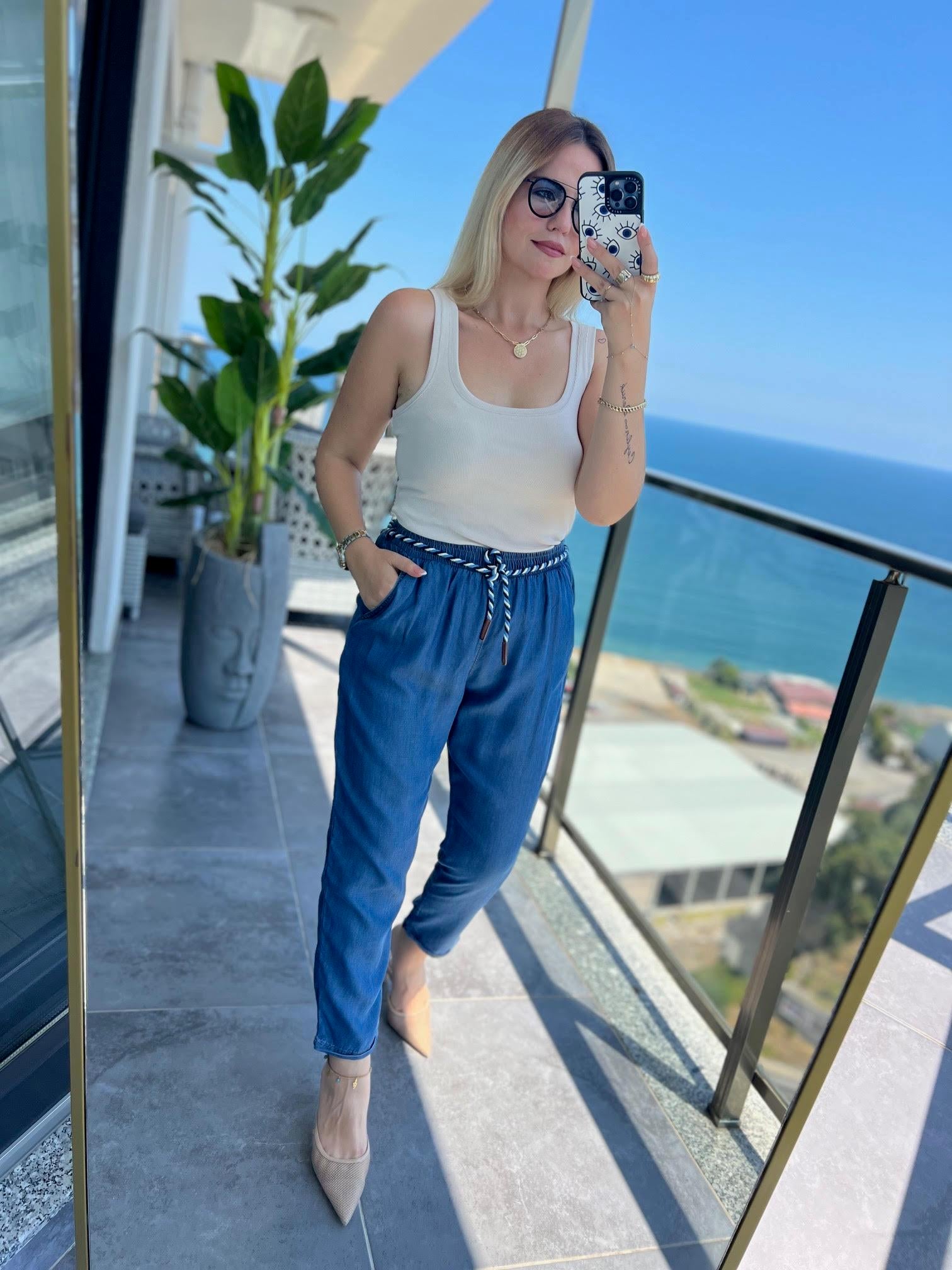 5285  Tensel Pantalon MAVİ