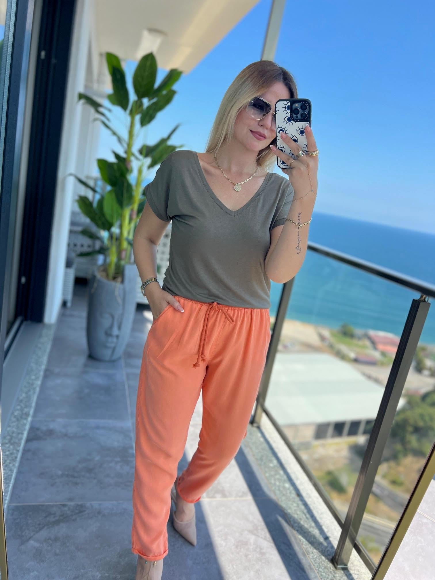 5285  Tensel Pantalon TURUNCU