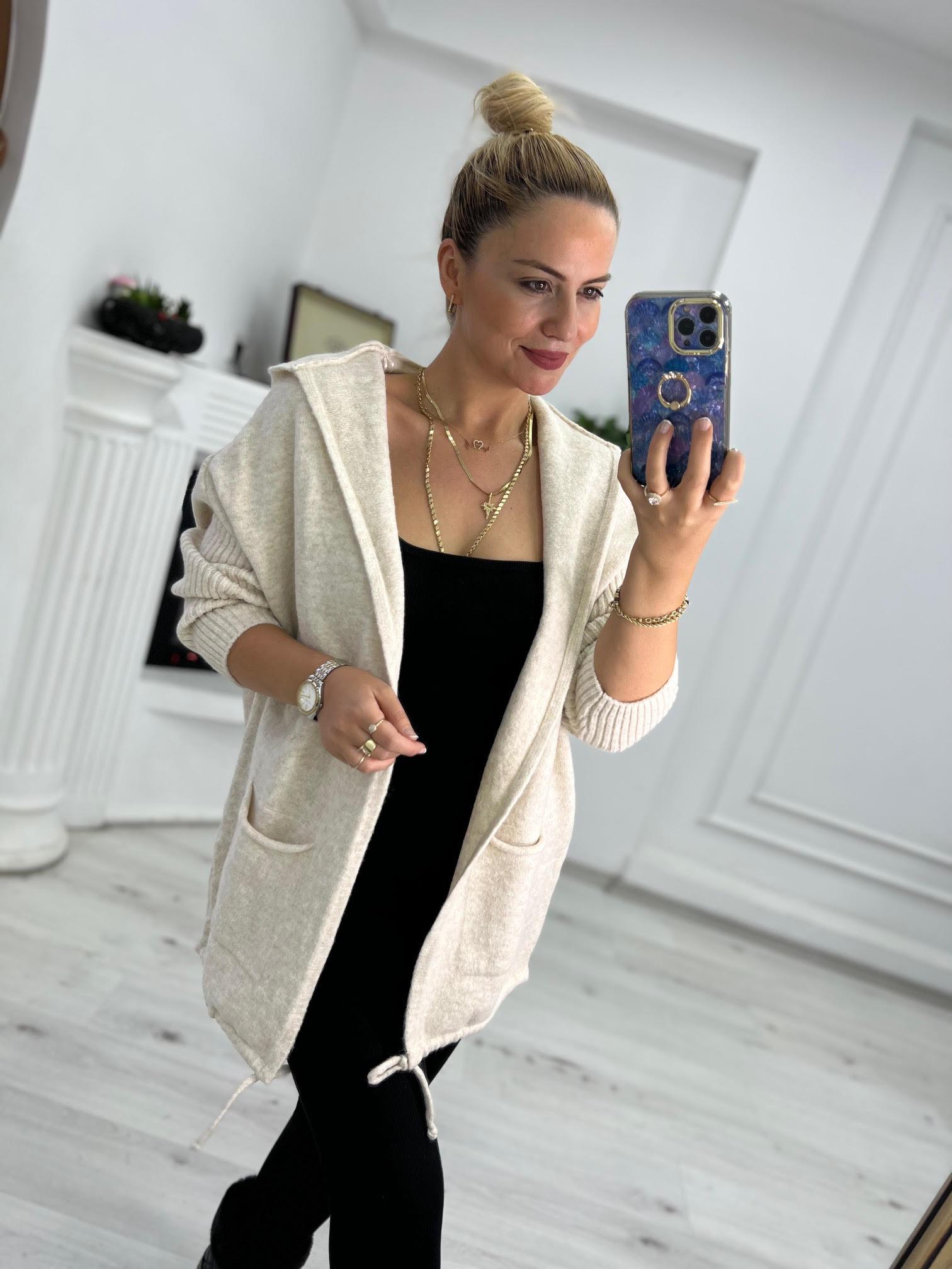 5634 Owersize Hırka TAŞ
