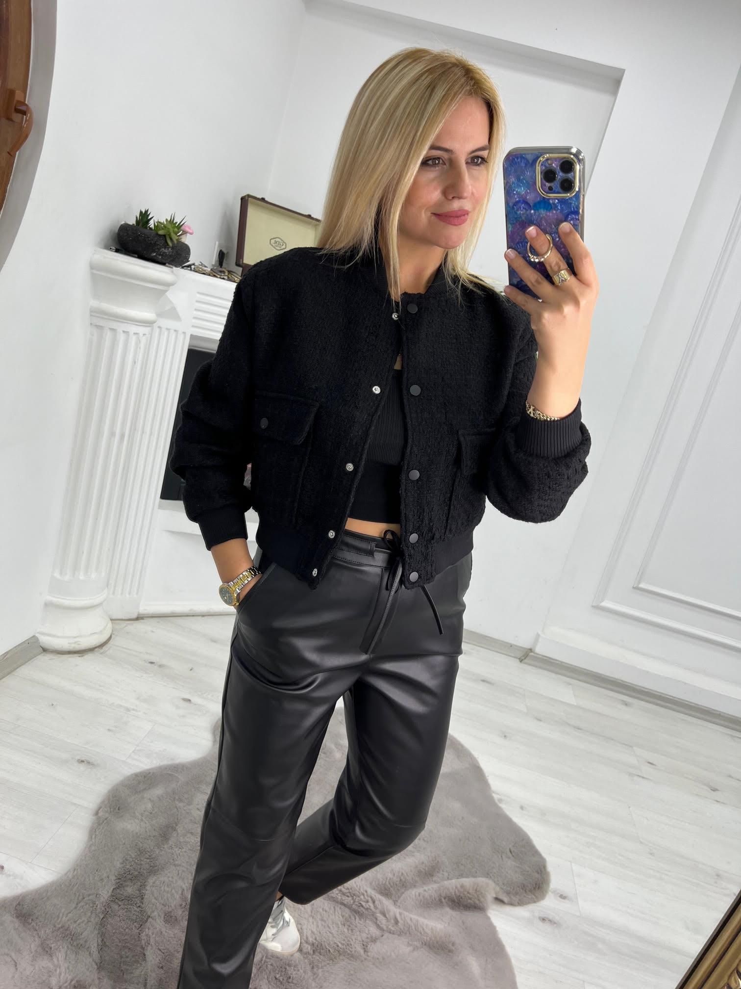 9346 Chanel Ceket SİYAH