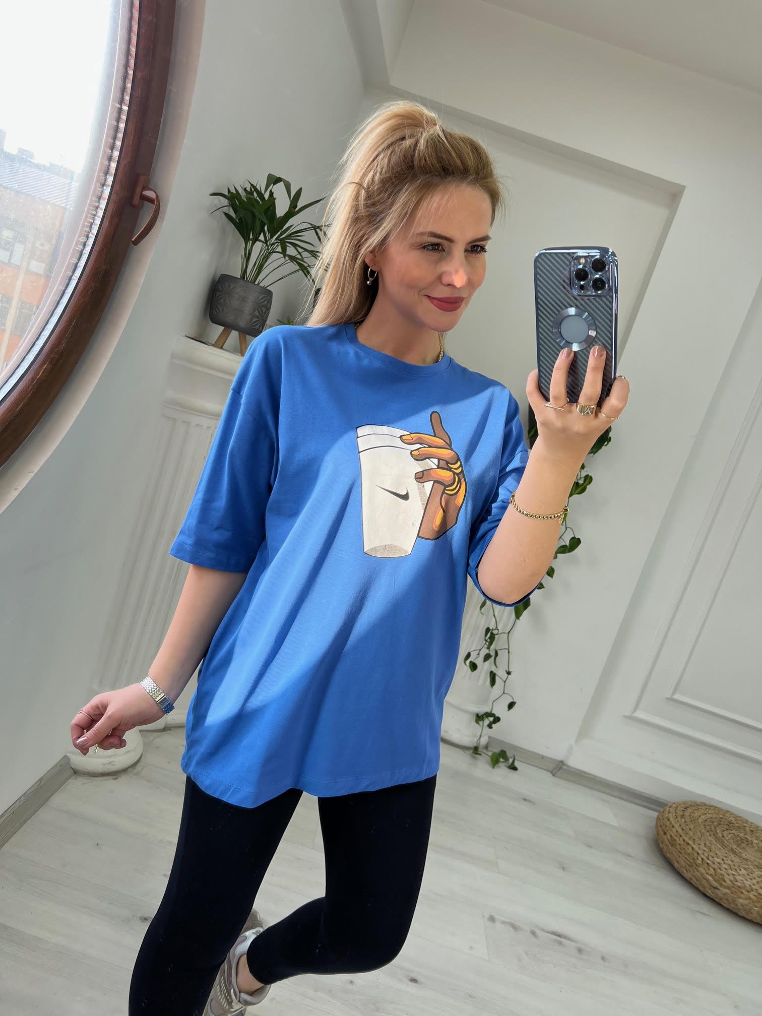 Bardak Baskılı Tshirt SAKS