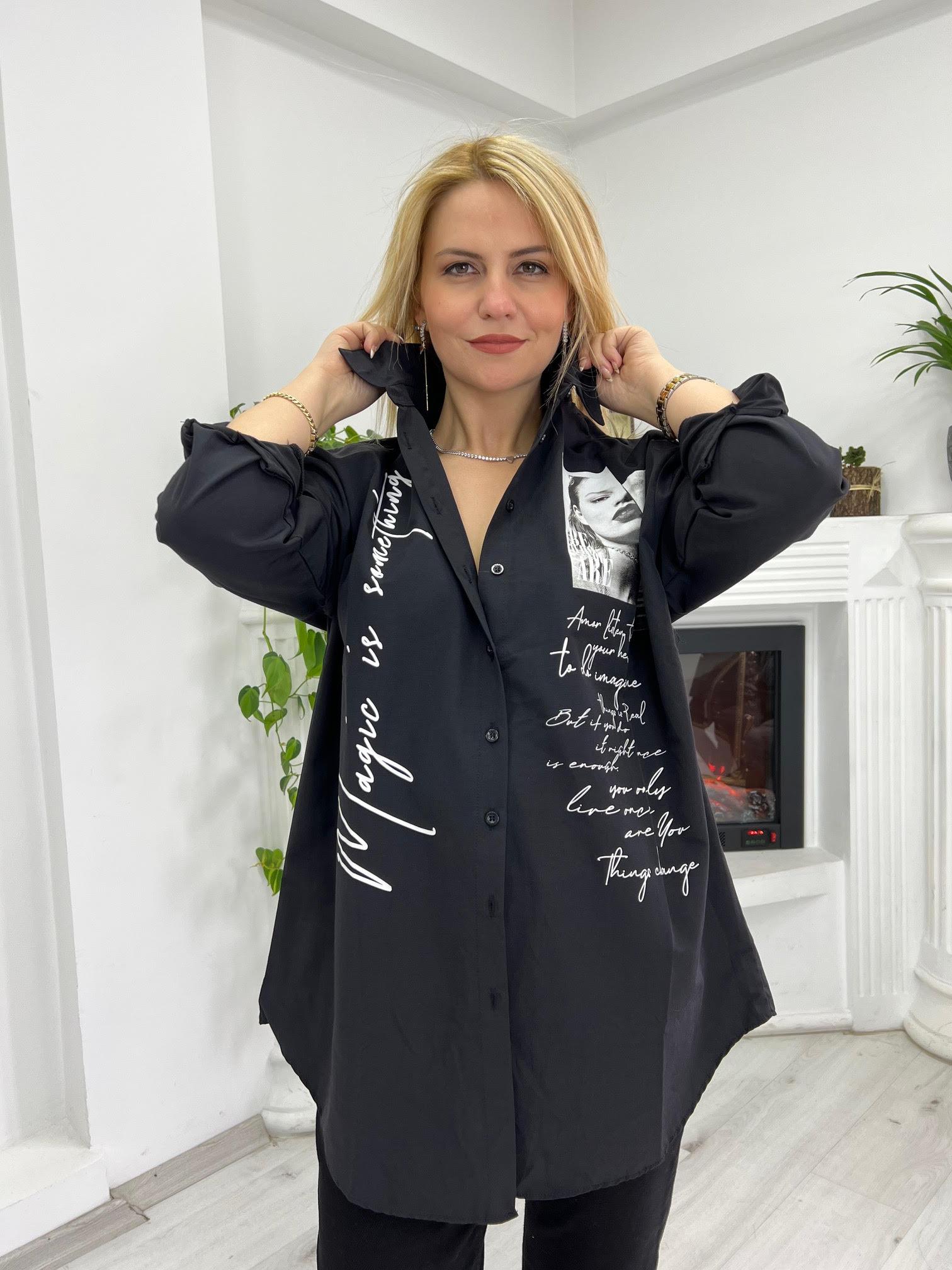 Resim Baskılı Gömlek DESENLİ