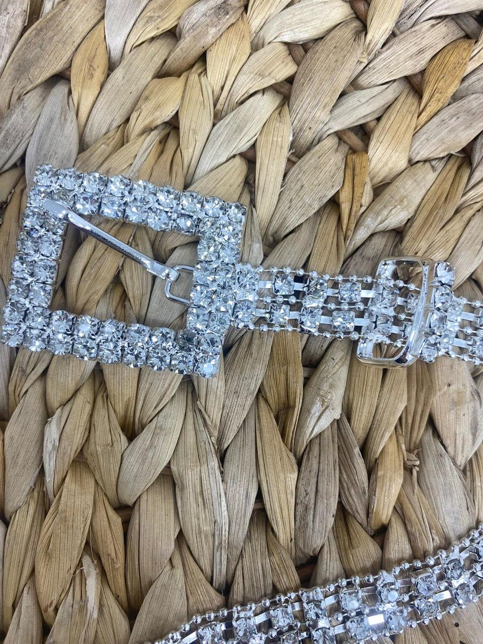 Taş İşlemeli Kemer GÜMÜŞ