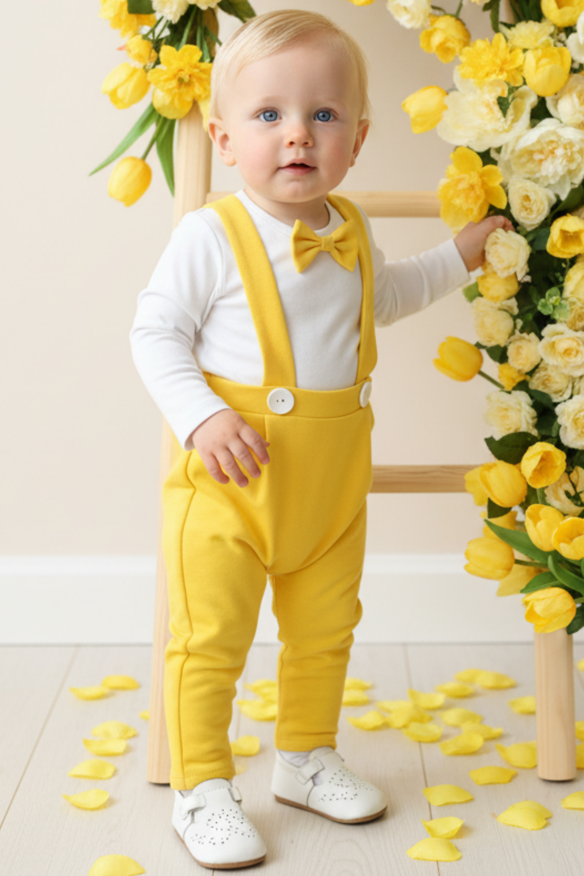 Parla Kids Erkek Çocuk Uzun Kol Sarı Papyon Takım ,  – Parla Kids resmi ürün görseli