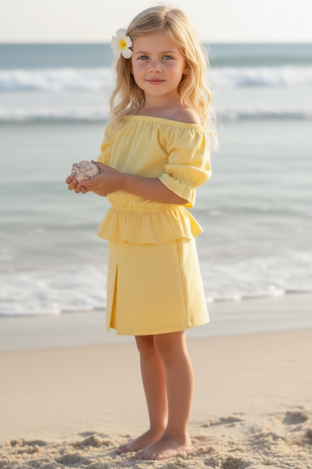 Parla Kids Kız Çocuk Alina Madonna Sarı Etek Bluz Takım, Sets – Parla Kids resmi ürün görseli