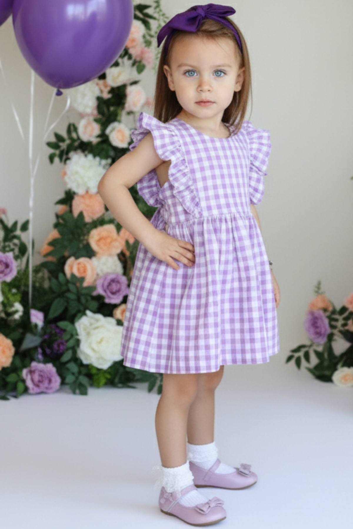Parla Kids Kız Çocuk Violetta Elbise Bandana Takım / Sarı,  – Parla Kids resmi ürün görseli