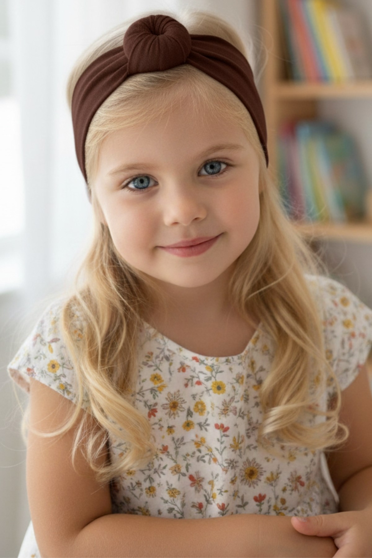 Parla Kids Kız Çocuk Bandana/Kahverengi, İNDİRİM – Parla Kids resmi ürün görseli