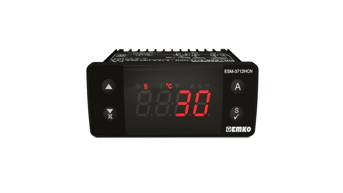EMKO 3712-HCN Çift Set'li Sıcaklık Kontrol Cihazı (SET+ALARM)