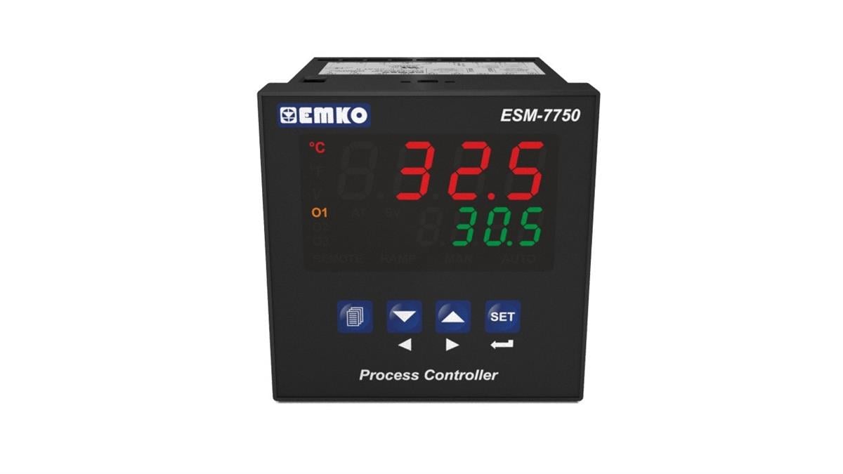 EMKO ESM-7750 Üniversal Girişli PID Smart I/O Modül Sistemli Proses Kontrol Cihazı