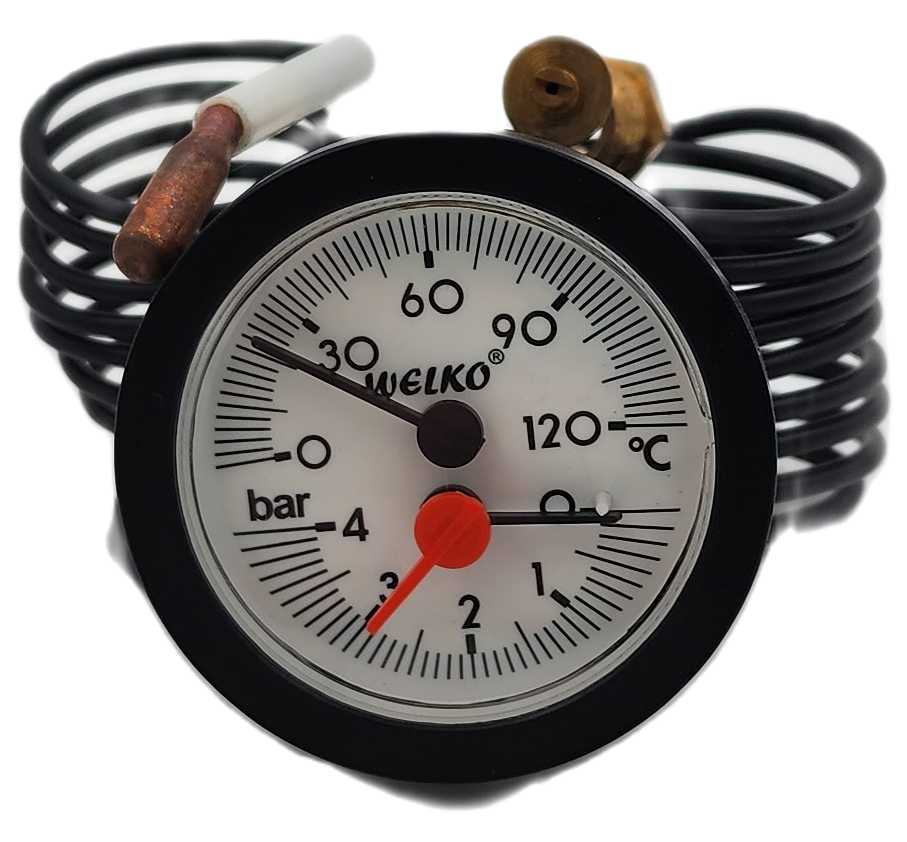 WELKO KOMBİNE ÖLÇER TERMO-MANOMETRE