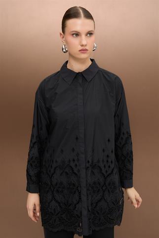 Müsemma Büyük Beden Alya Gömlek 26KGML-MUS0001